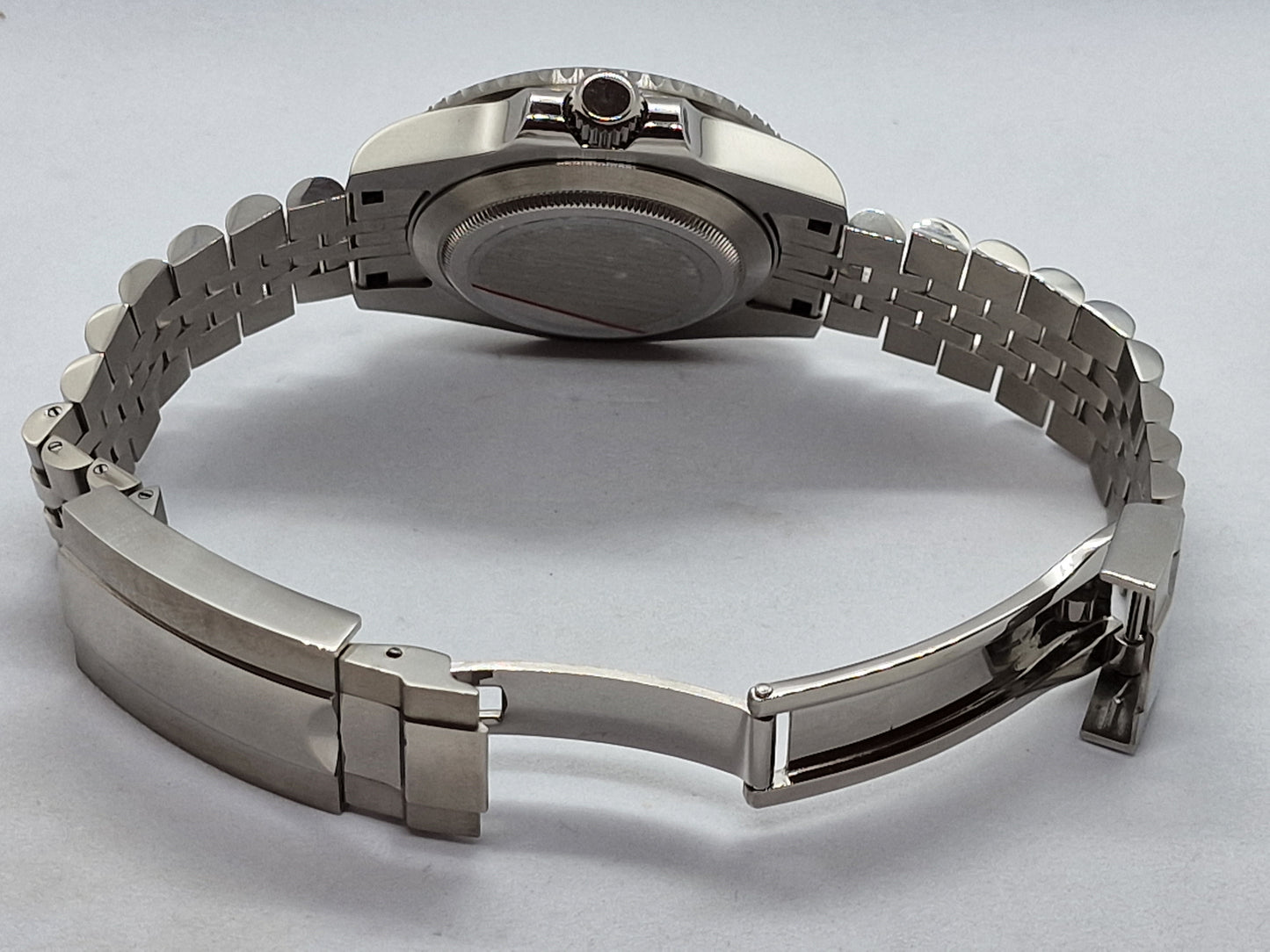 Seiko Mod Gmt nero Nh34 automatico 40 mm lunetta ceramica