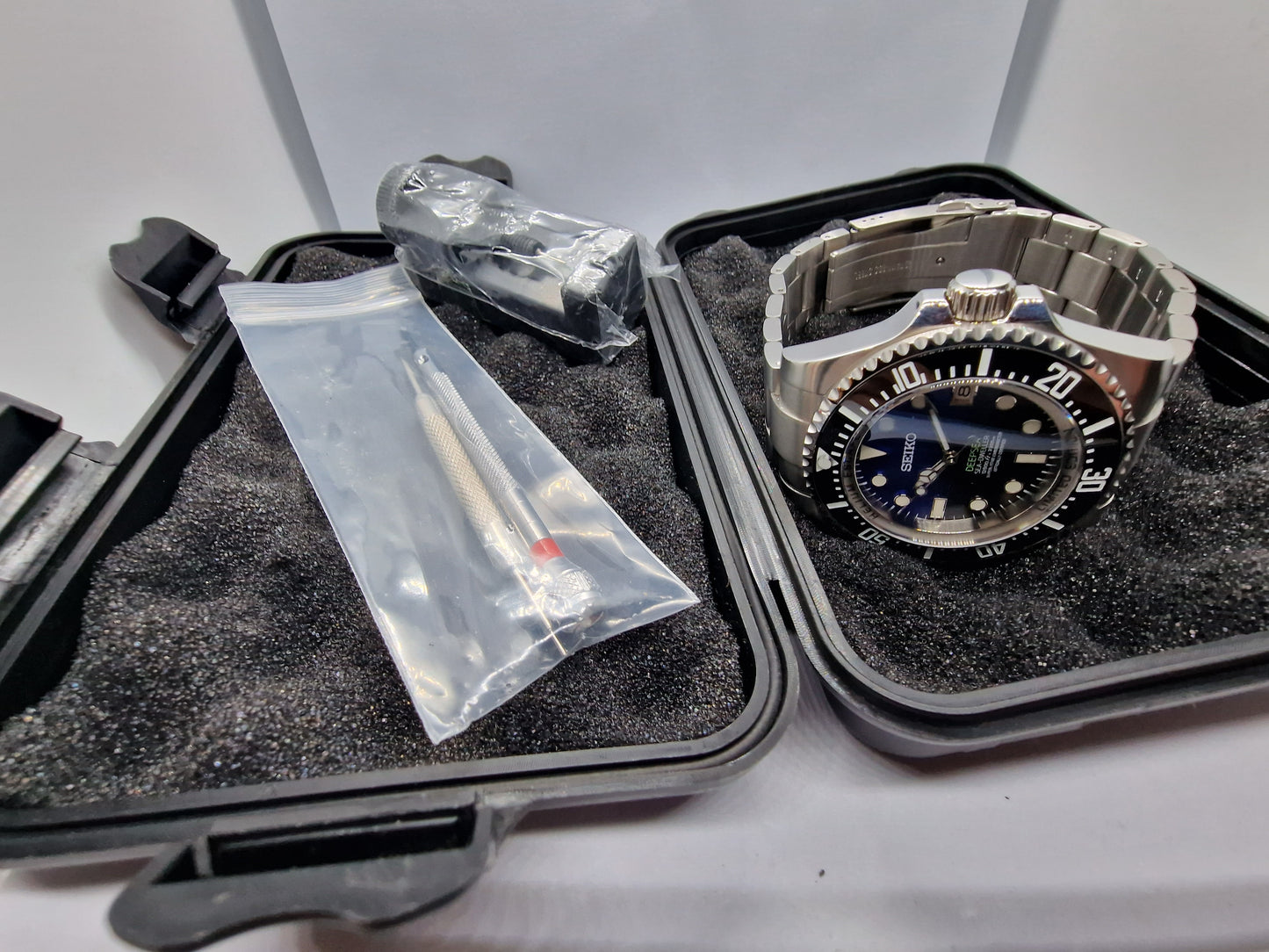 Seiko Mod Deepsea Submariner Nh35 Automatic 44mm Custom Ceramic Bezel