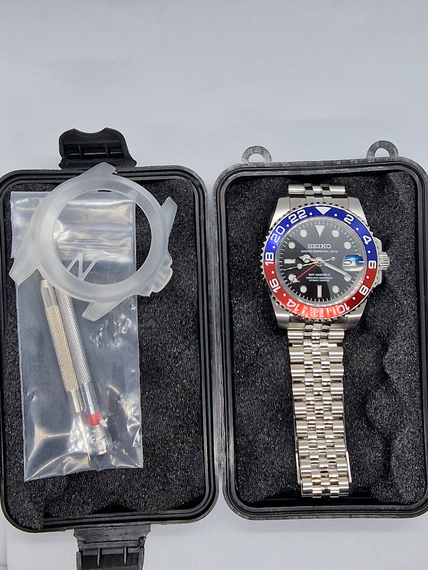 Orologio Mod Gmt Nh34 automatico 40 mm vetro zaffiro