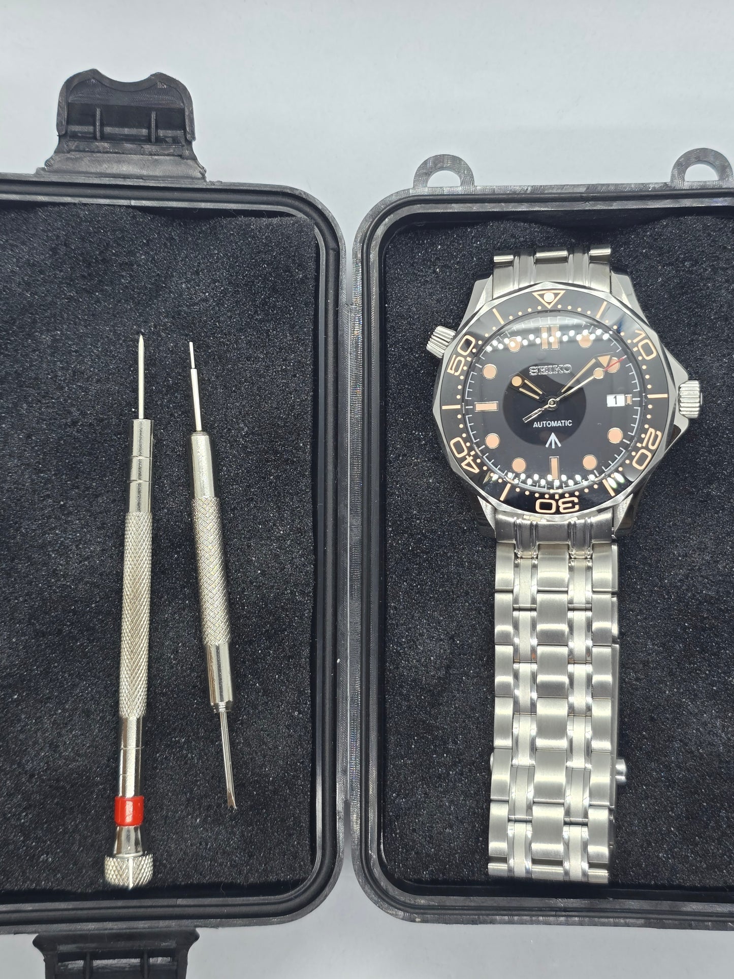 Orologio Mod Seamaster 007 Nh35 automatico 42 mm vetro zaffiro