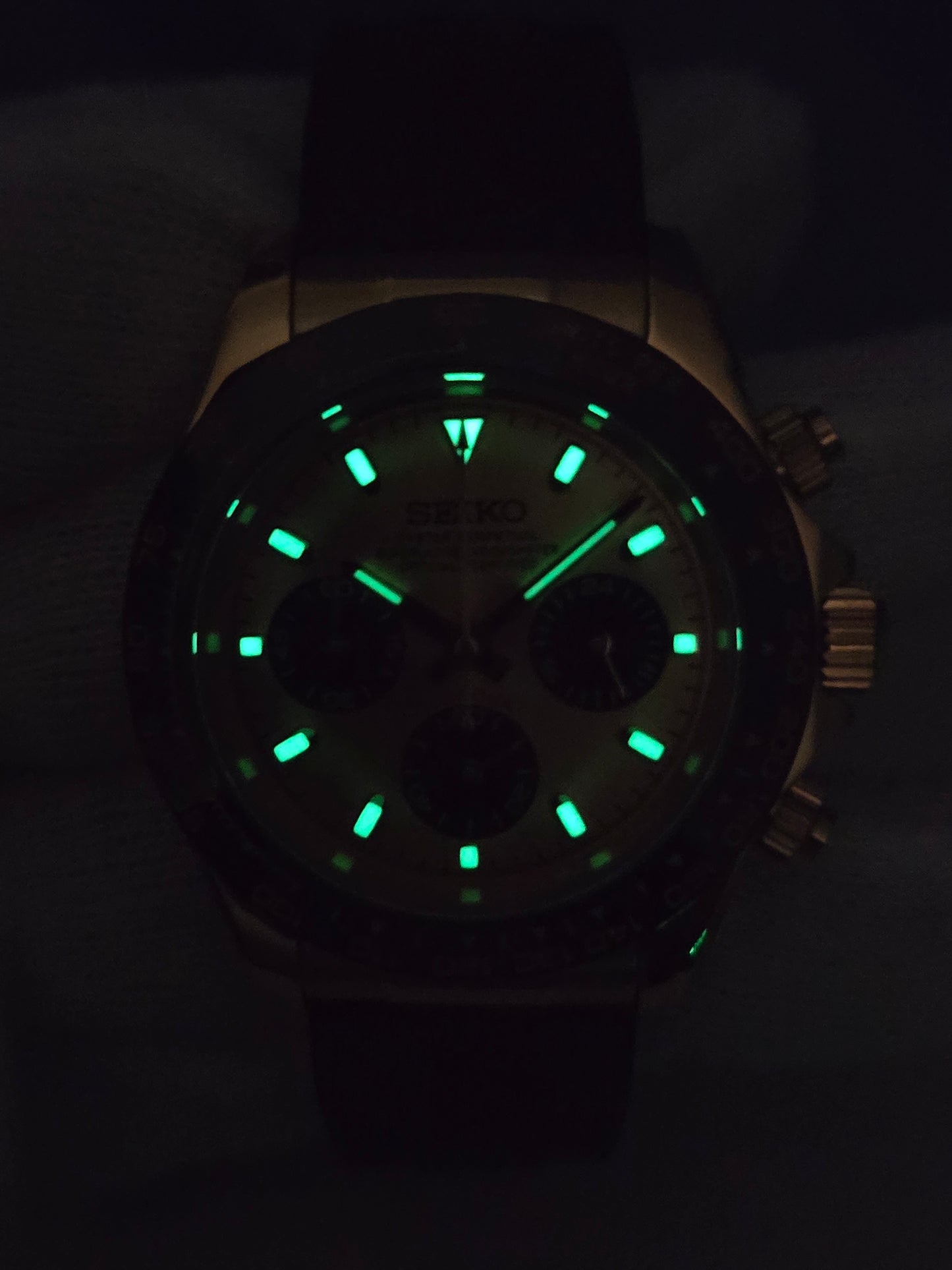 Seiko Mod Daytona cronografo oro giallo Vk63 quarzo