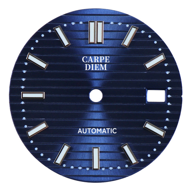 Seiko Mod Nautilus blu Nh35 automatico con quadrante personalizzato