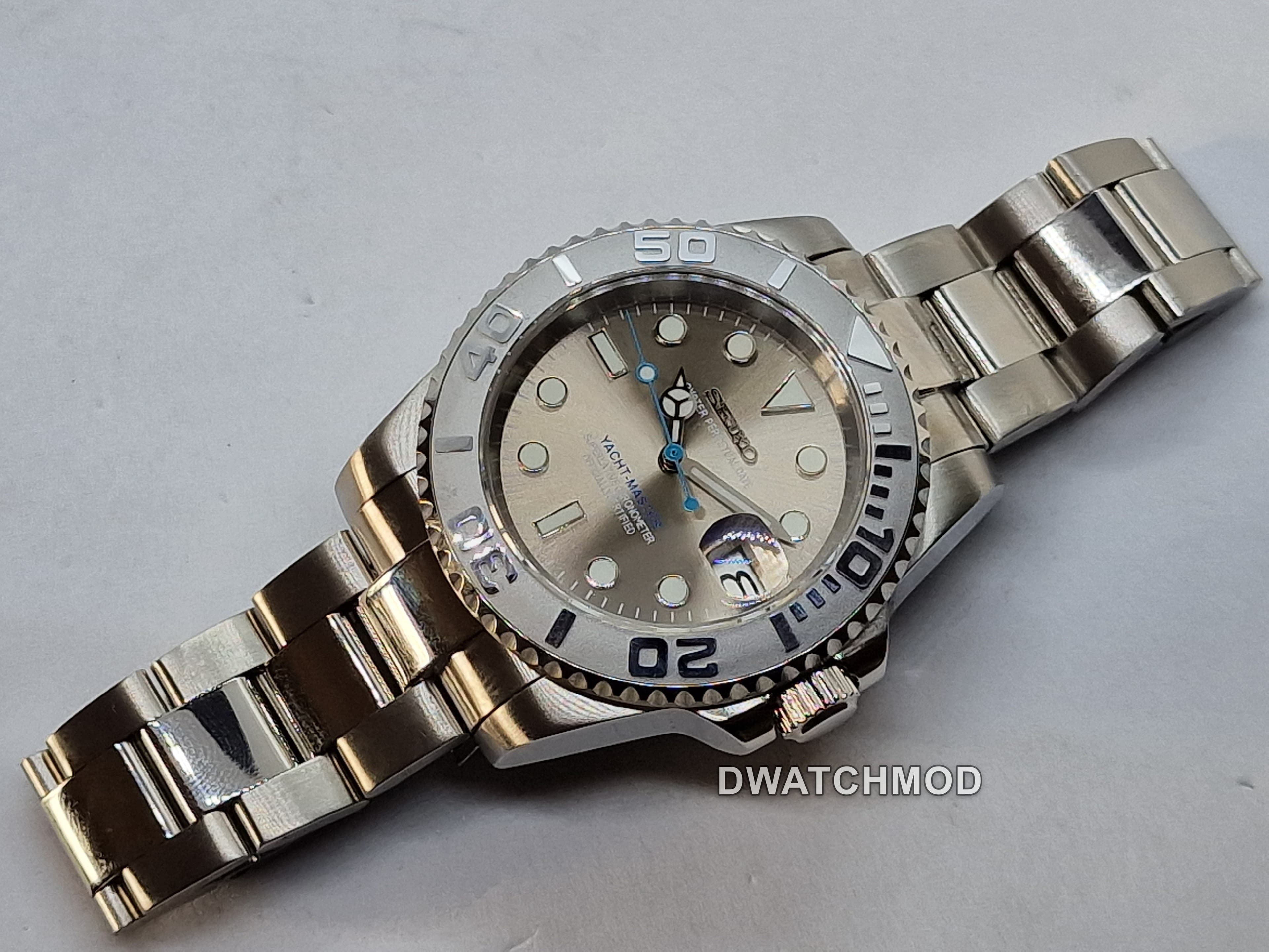 Orologio Mod Yachtmaster Nh35 automatico 40mm Oyster vetro zaffiro — foto 6