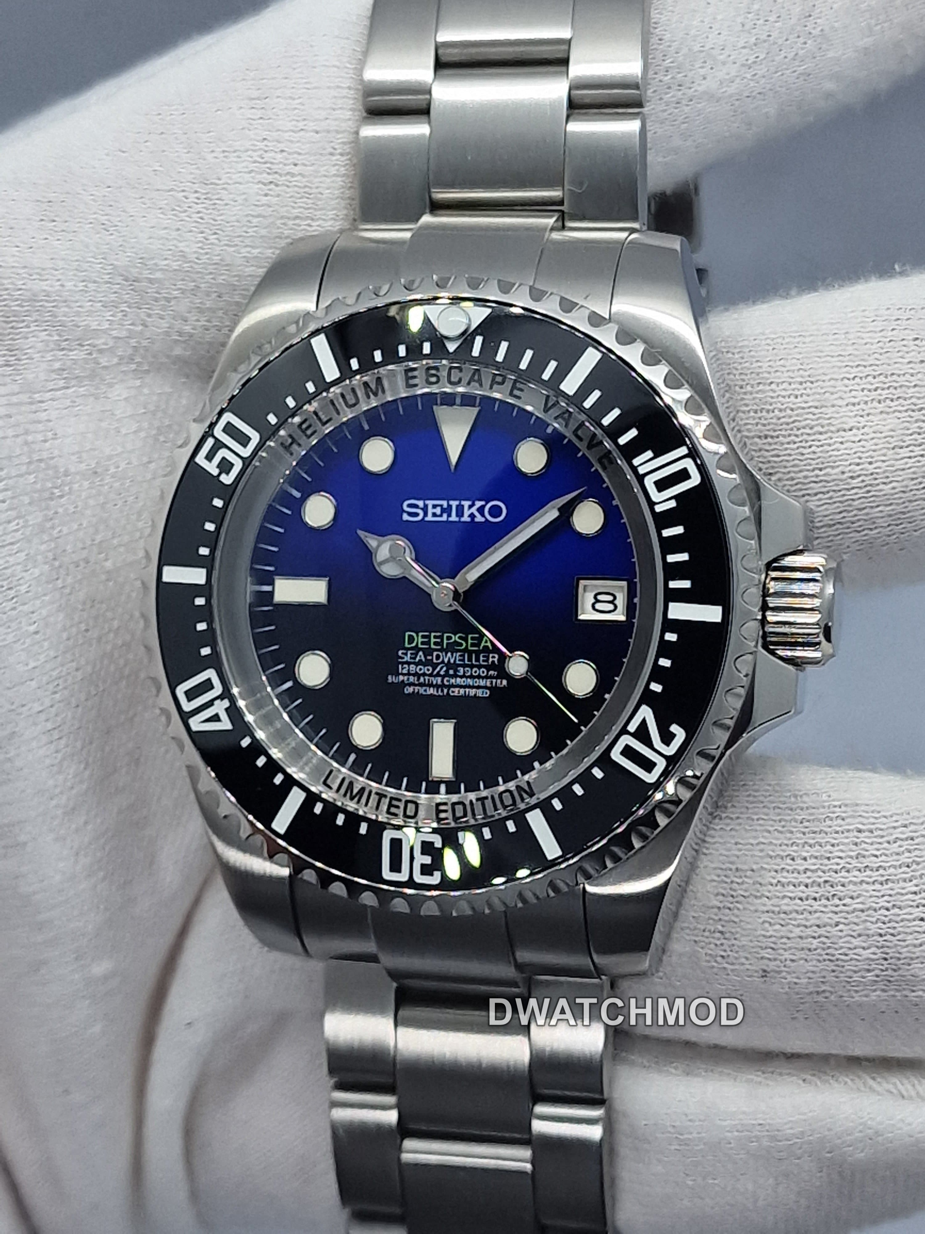 Orologio Mod Deepsea Nh35 automatico 44mm vetro zaffiro