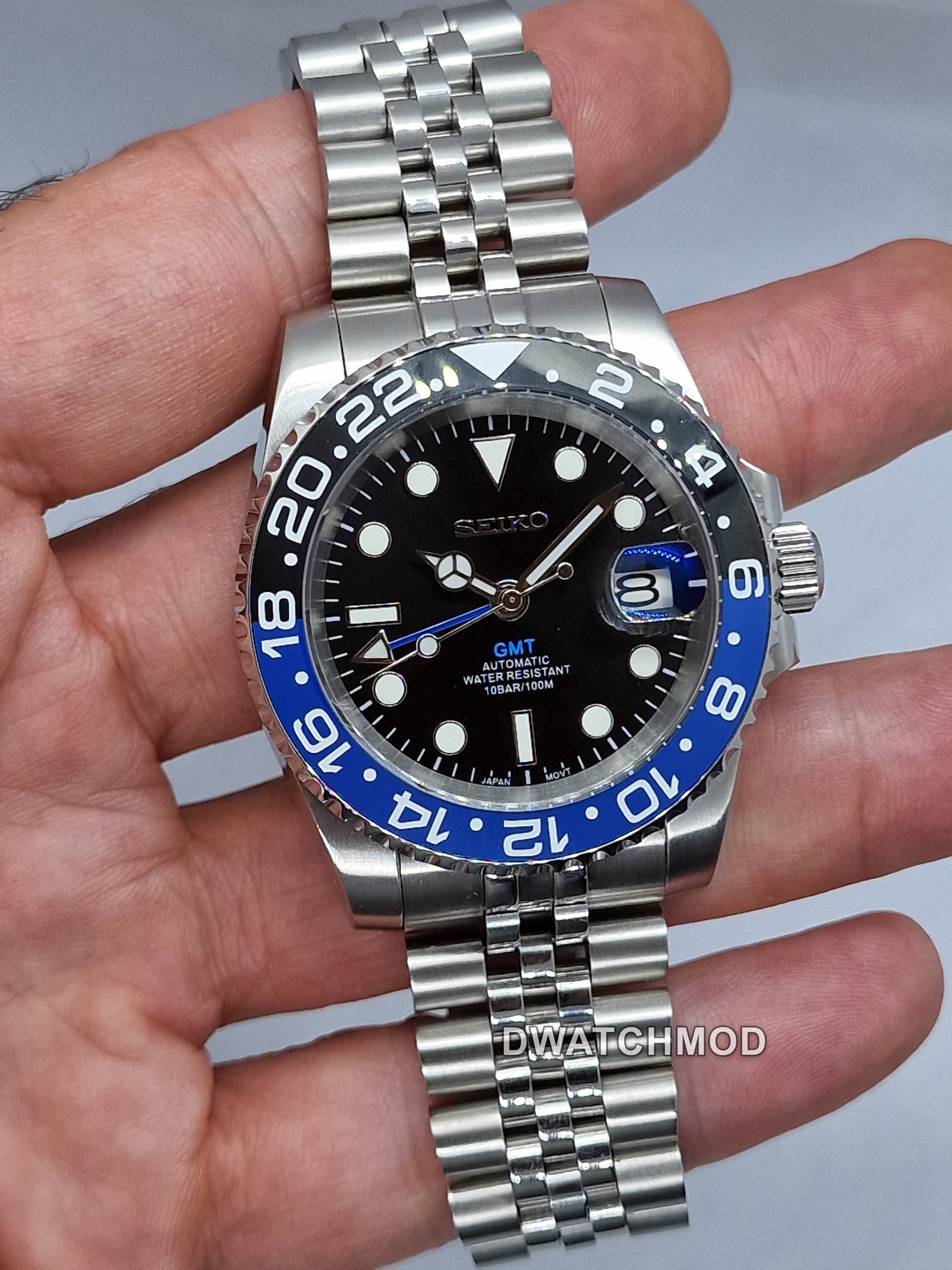 Orologio Mod Gmt Batman Nh34 automatico 40 mm vetro zaffiro