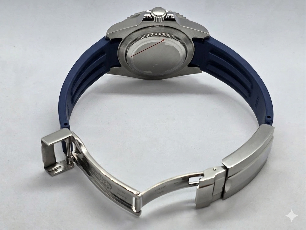 Orologio Mod Yachtmaster blu Nh35 automatico vetro zaffiro