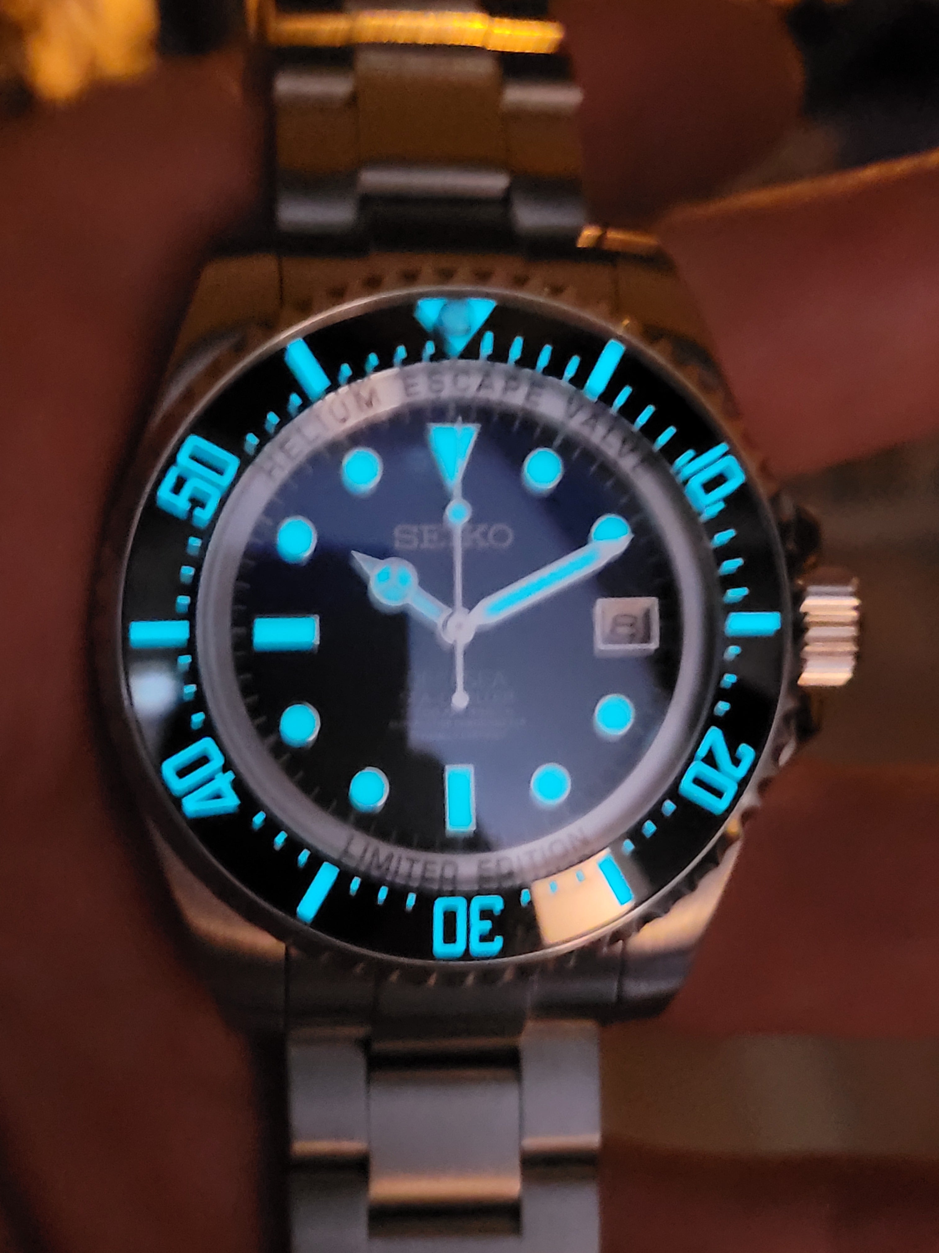 Seiko Mod Deepsea Submariner Nh35 Automatic 44mm Custom Ceramic Bezel –  Dwatchmod