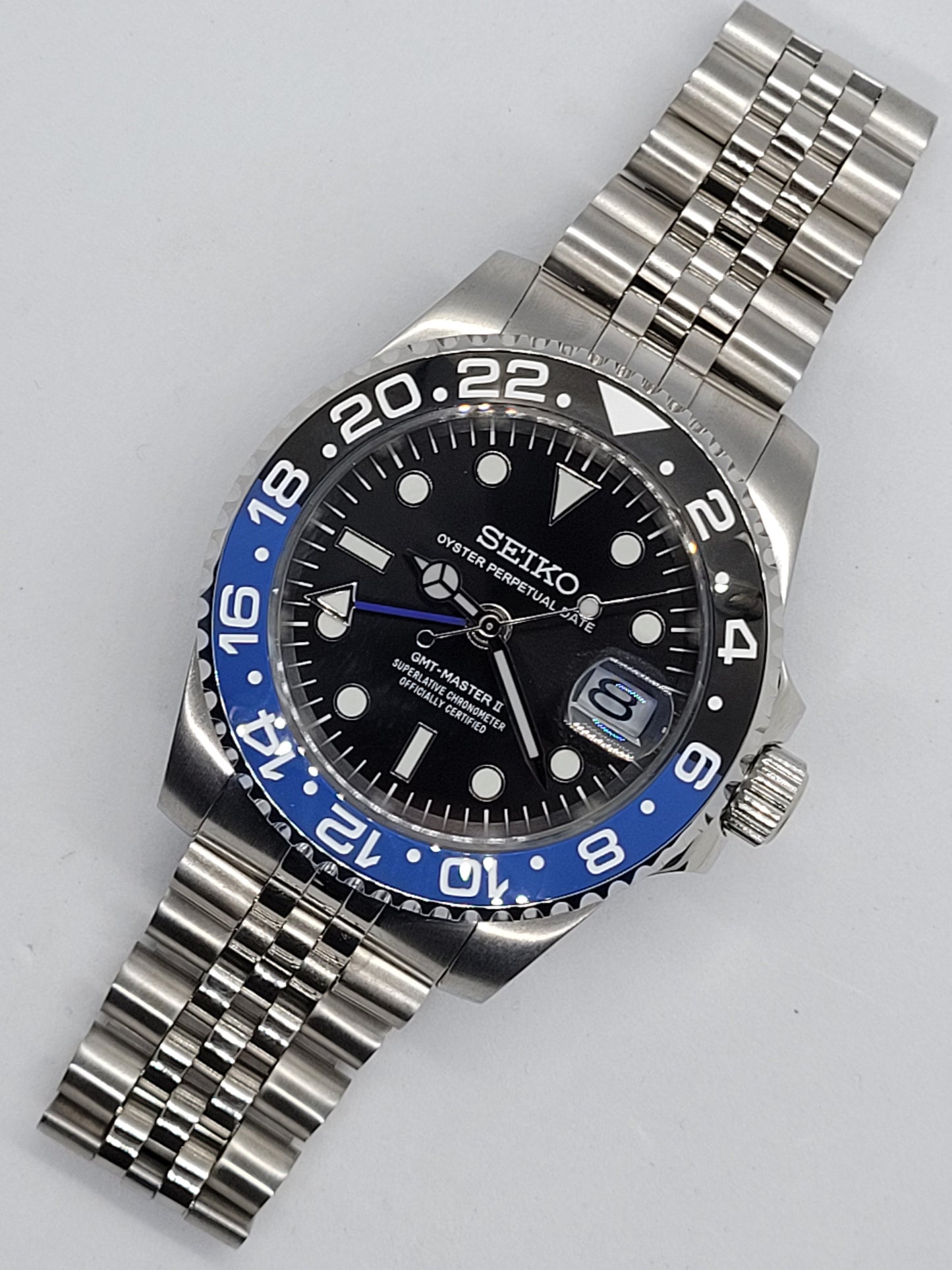 Orologio Mod Gmt Batman Nh34 automatico 40mm lunetta ceramica