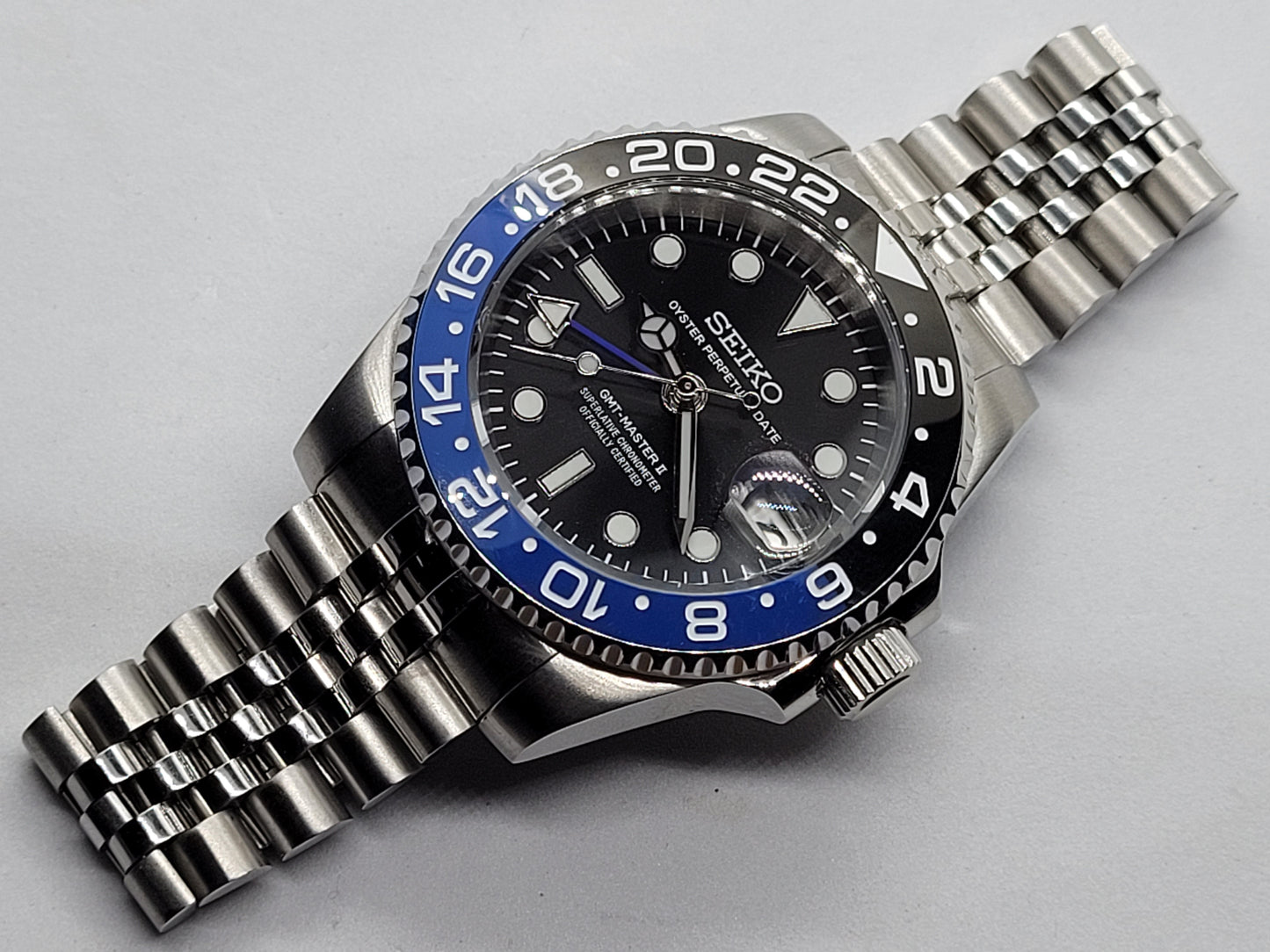 Orologio Mod Gmt Batman Nh34 automatico 40mm lunetta ceramica