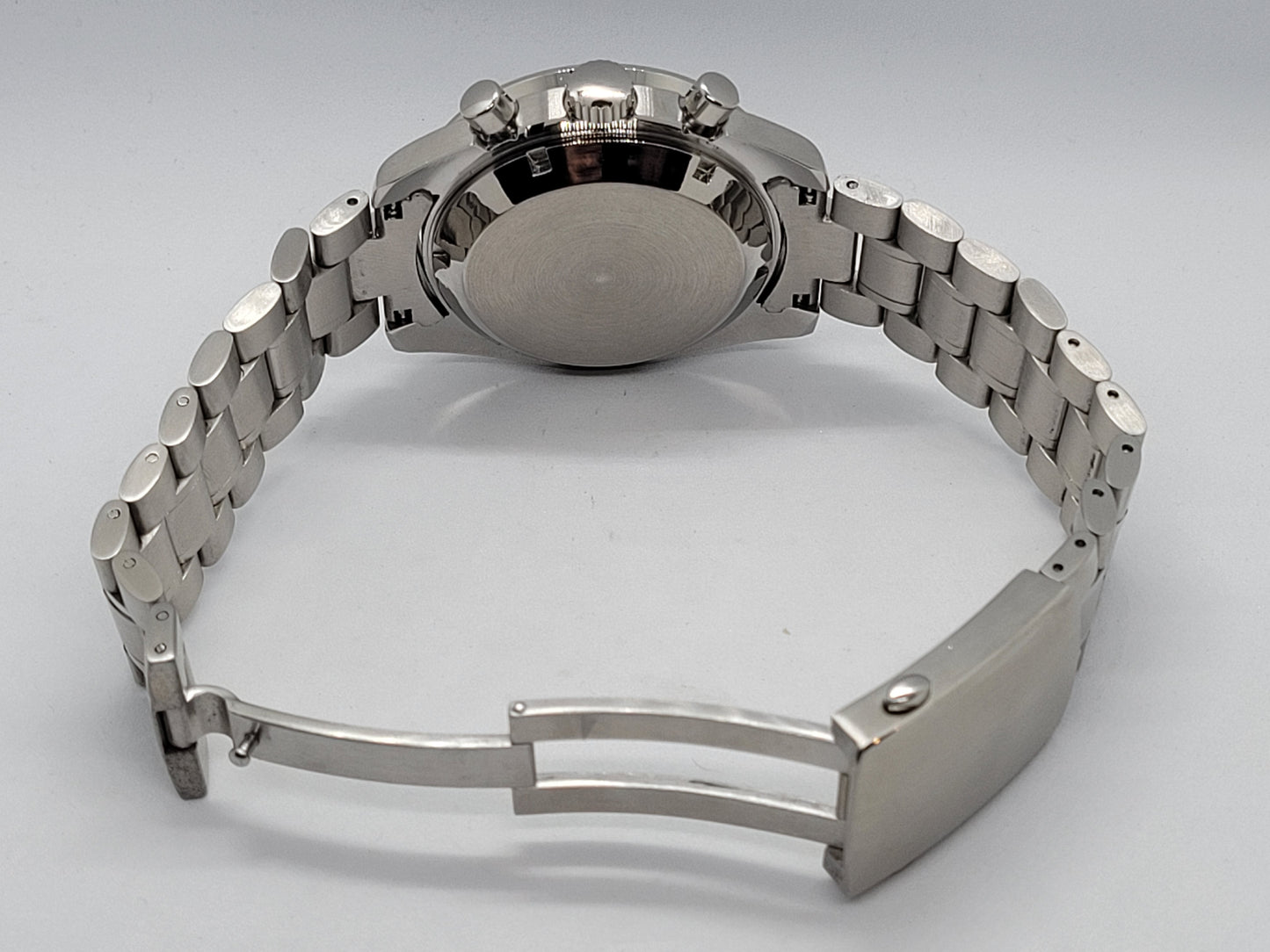 Seiko Mod Speedmaster Moonwatch Cronografo Vk63 quarzo 42 mm lunetta ceramica