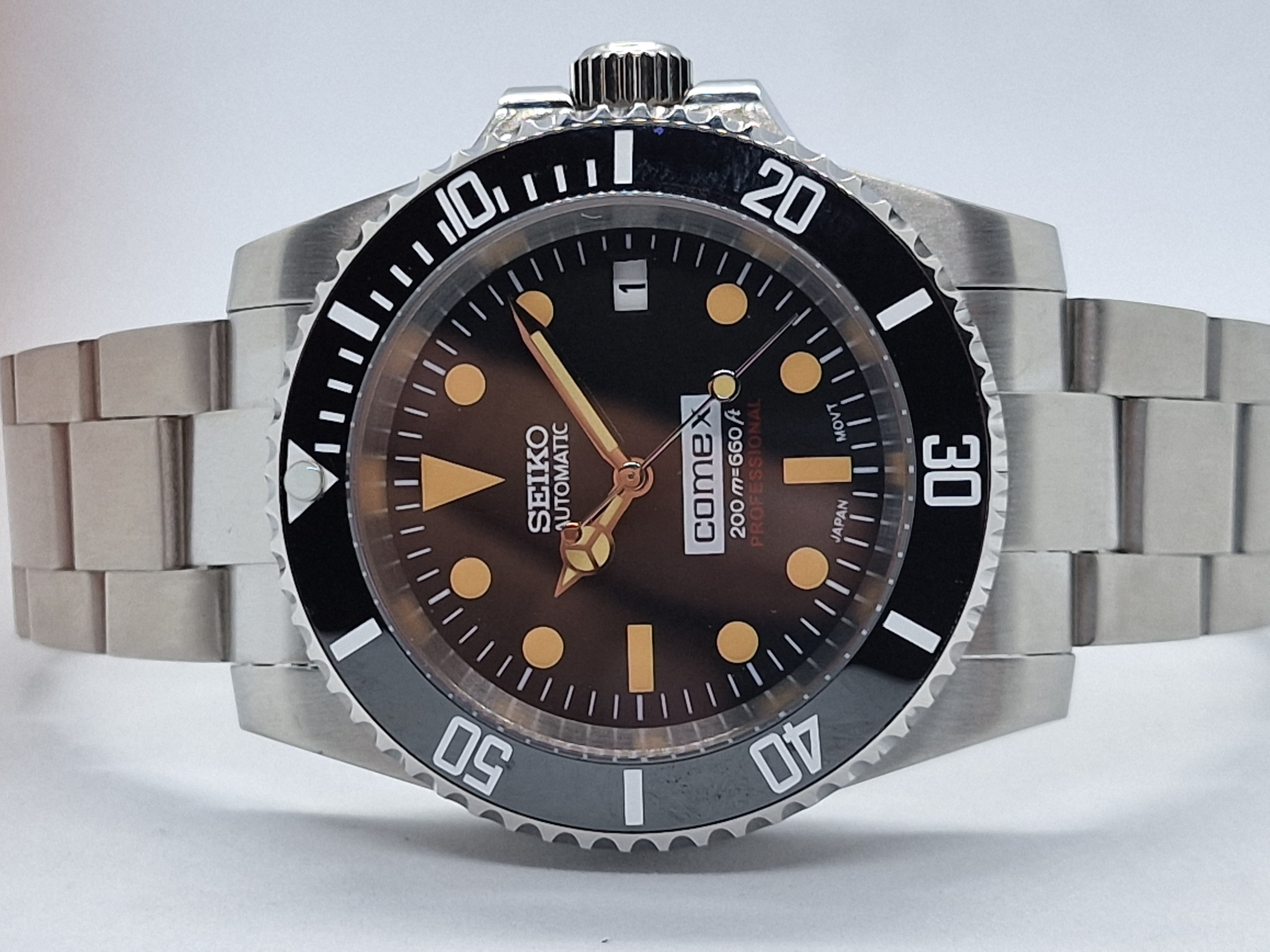 Seiko Mod Comex Submariner Nh35 Automatik 40 mm kundenspezifische