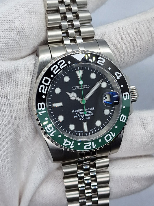 Seiko Mod Sprite Nh35 Automatik 40 mm individuelle Keramiklünette