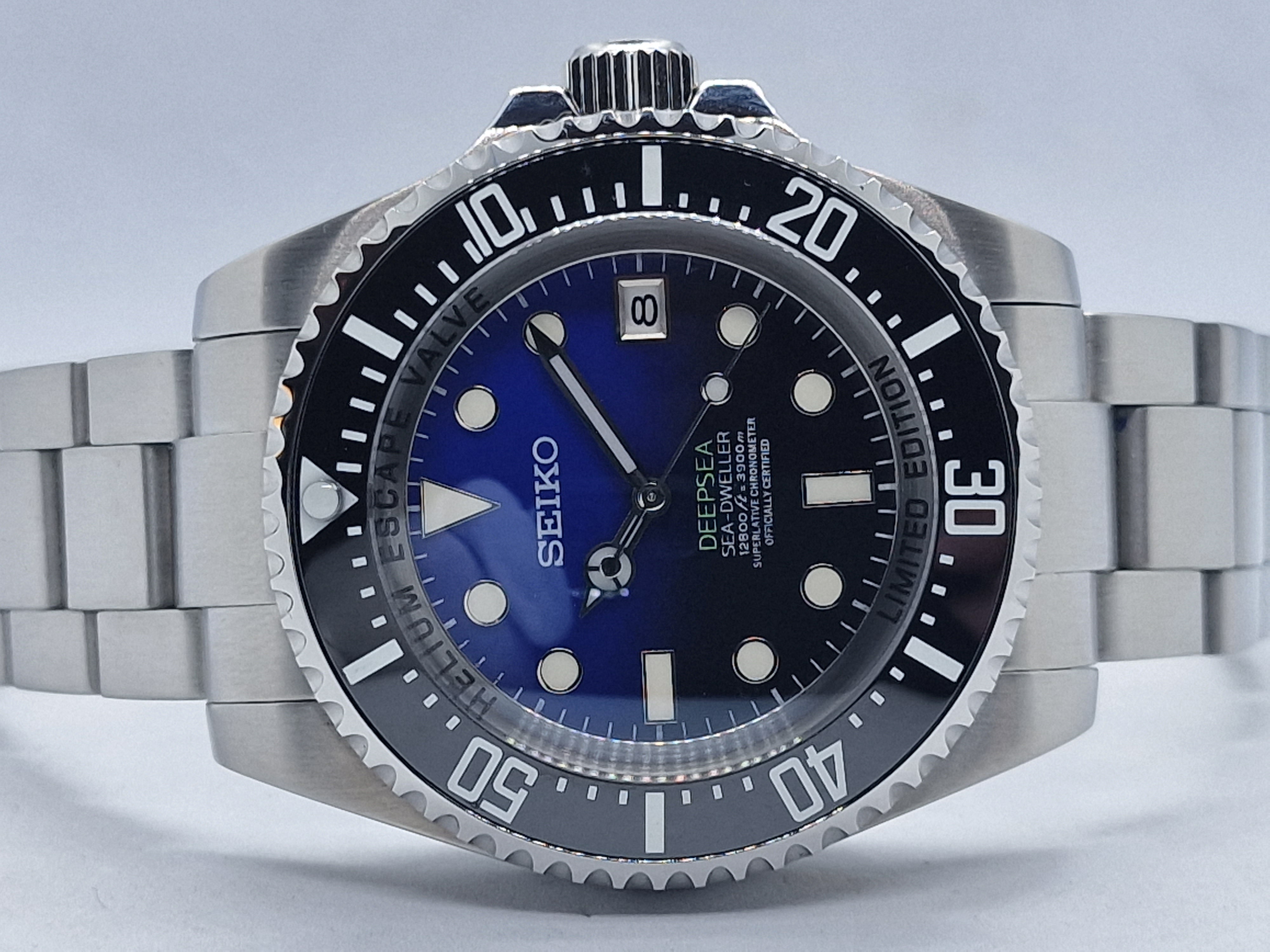 Seiko Mod Deepsea Submariner Nh35 Automatik 44 mm