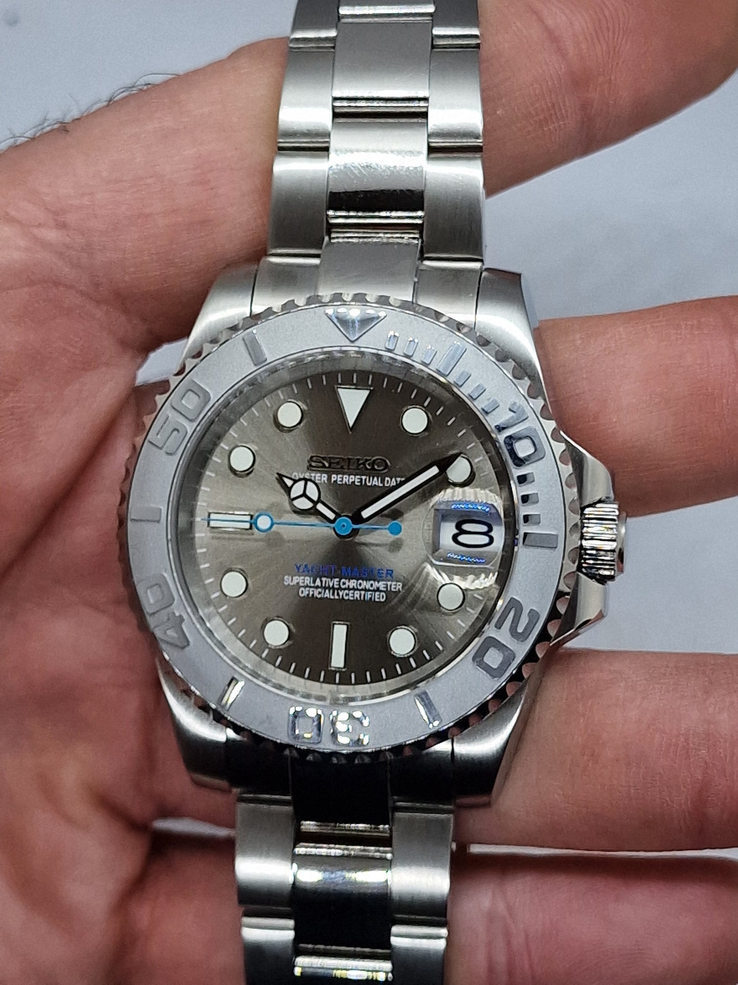 Orologio Mod Yachtmaster Nh35 automatico 40 mm vetro zaffiro