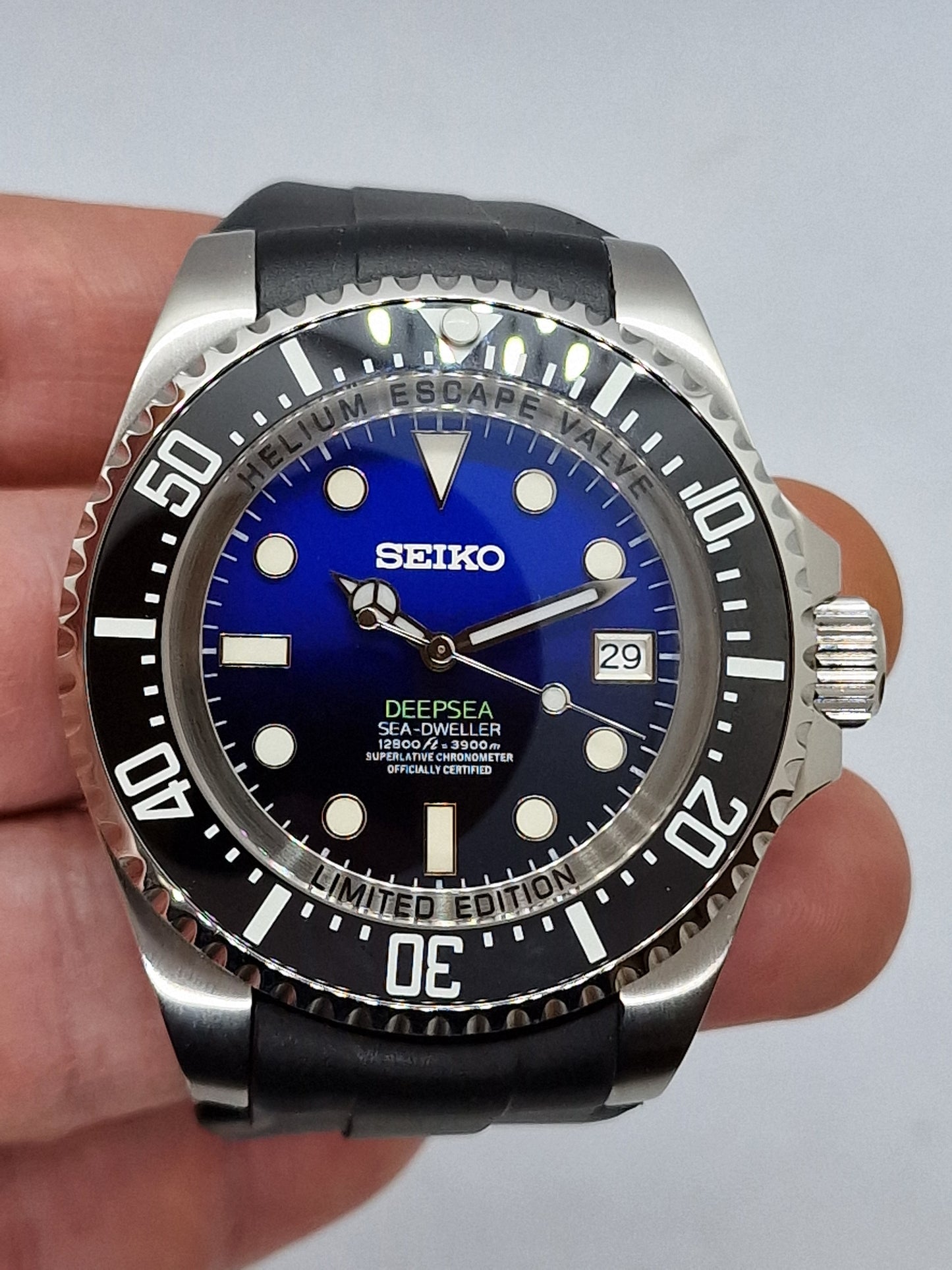 Seiko Mod Deepsea Submariner Nh35 automatico 44mm