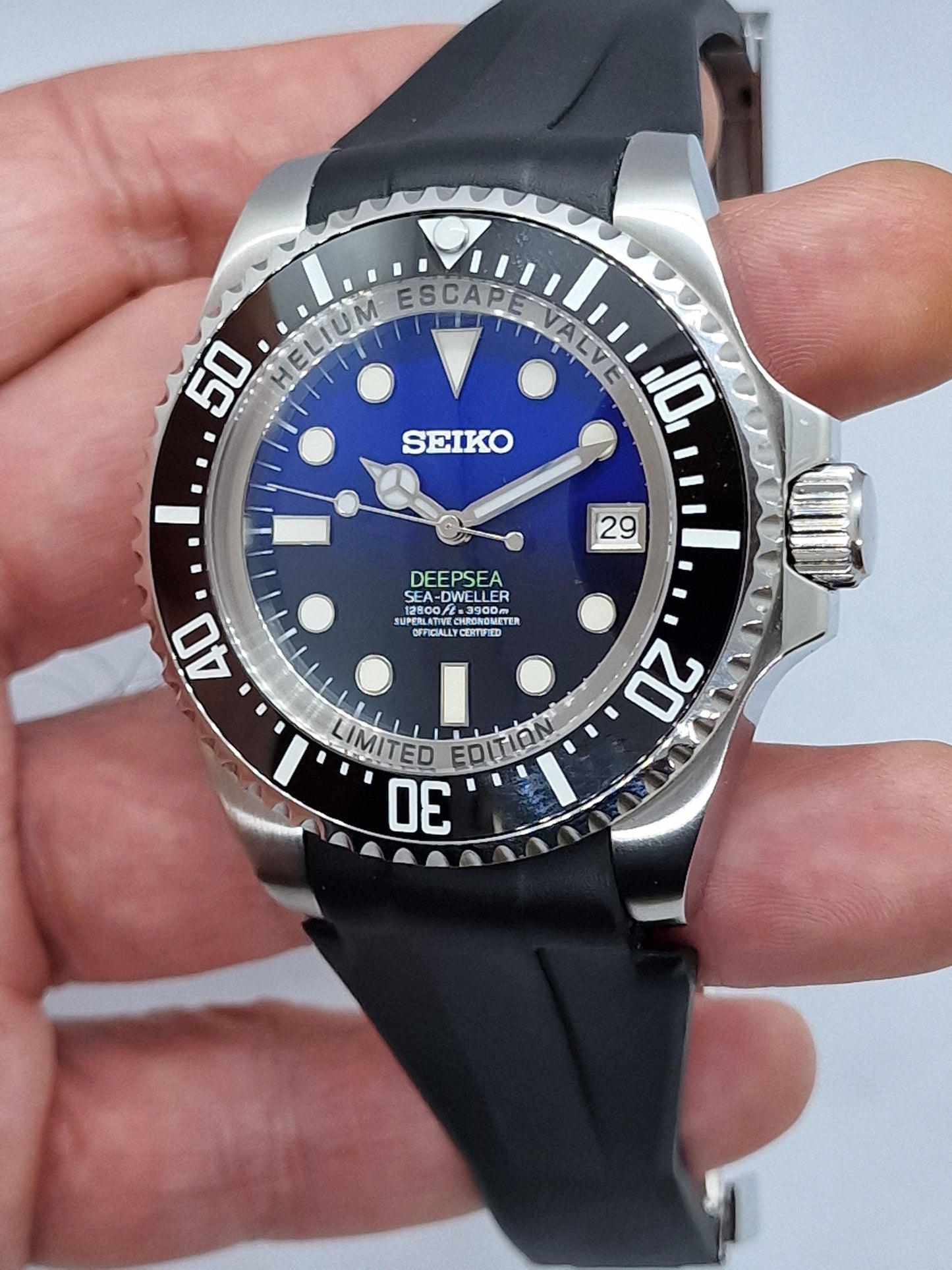 Seiko Mod Deepsea Submariner Nh35 automatico 44mm