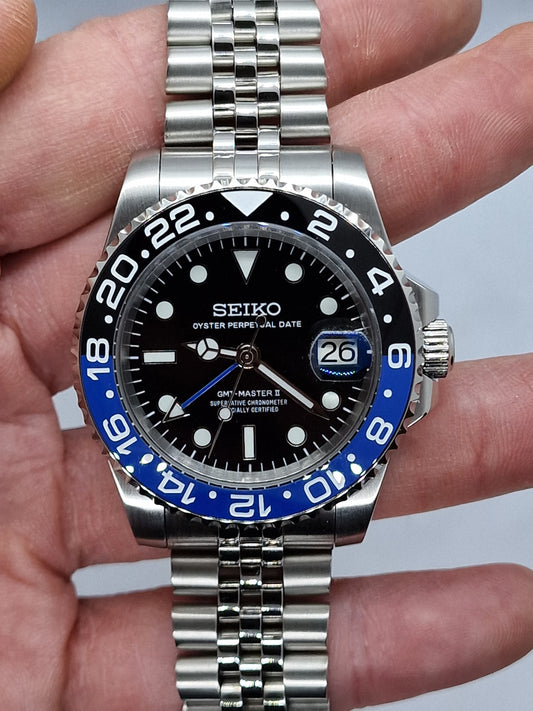 Orologio Mod Gmt Nh34 automatico 40 mm vetro zaffiro