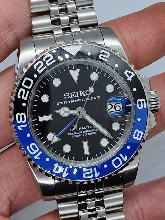 Orologio Mod Gmt Batman Nh34 automatico 40mm lunetta ceramica