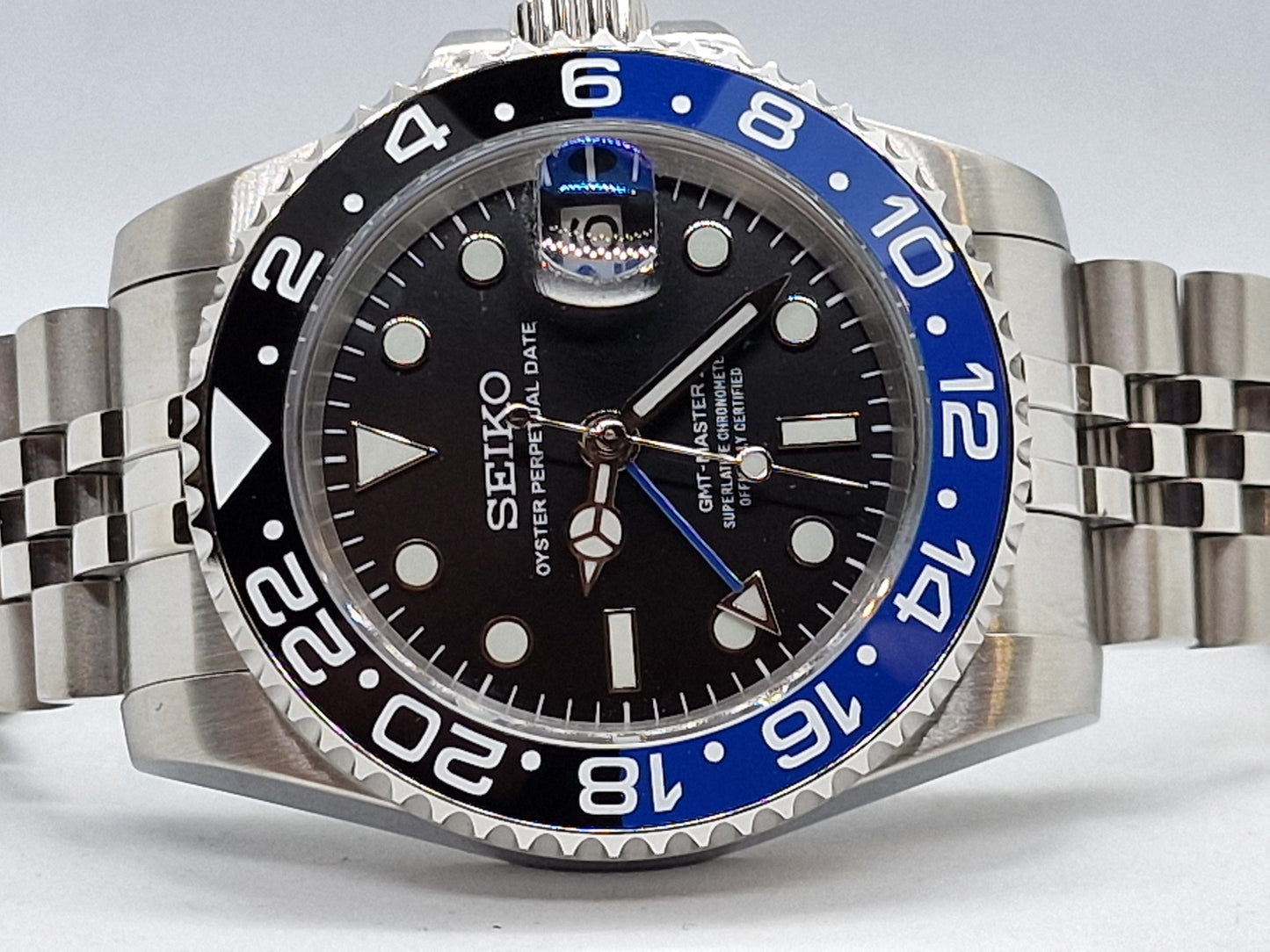 Orologio Mod Gmt Nh34 automatico 40 mm vetro zaffiro