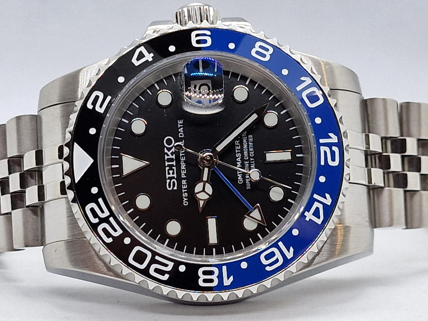Orologio Mod Gmt Batman Nh34 automatico 40mm lunetta ceramica