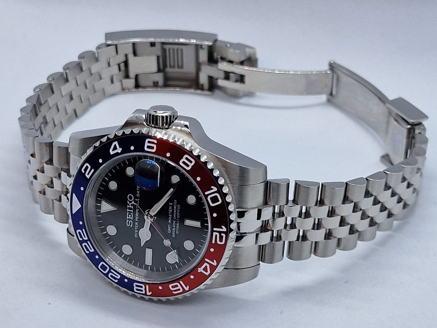 Orologio Mod Gmt Nh34 automatico 40 mm vetro zaffiro