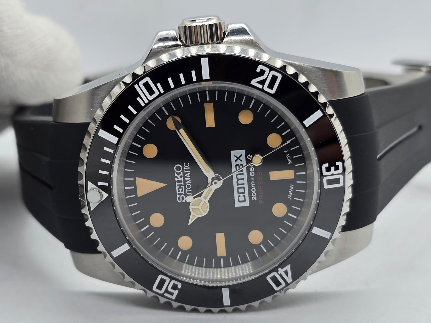 Seiko Mod Comex no data Submariner Nh35 automatico