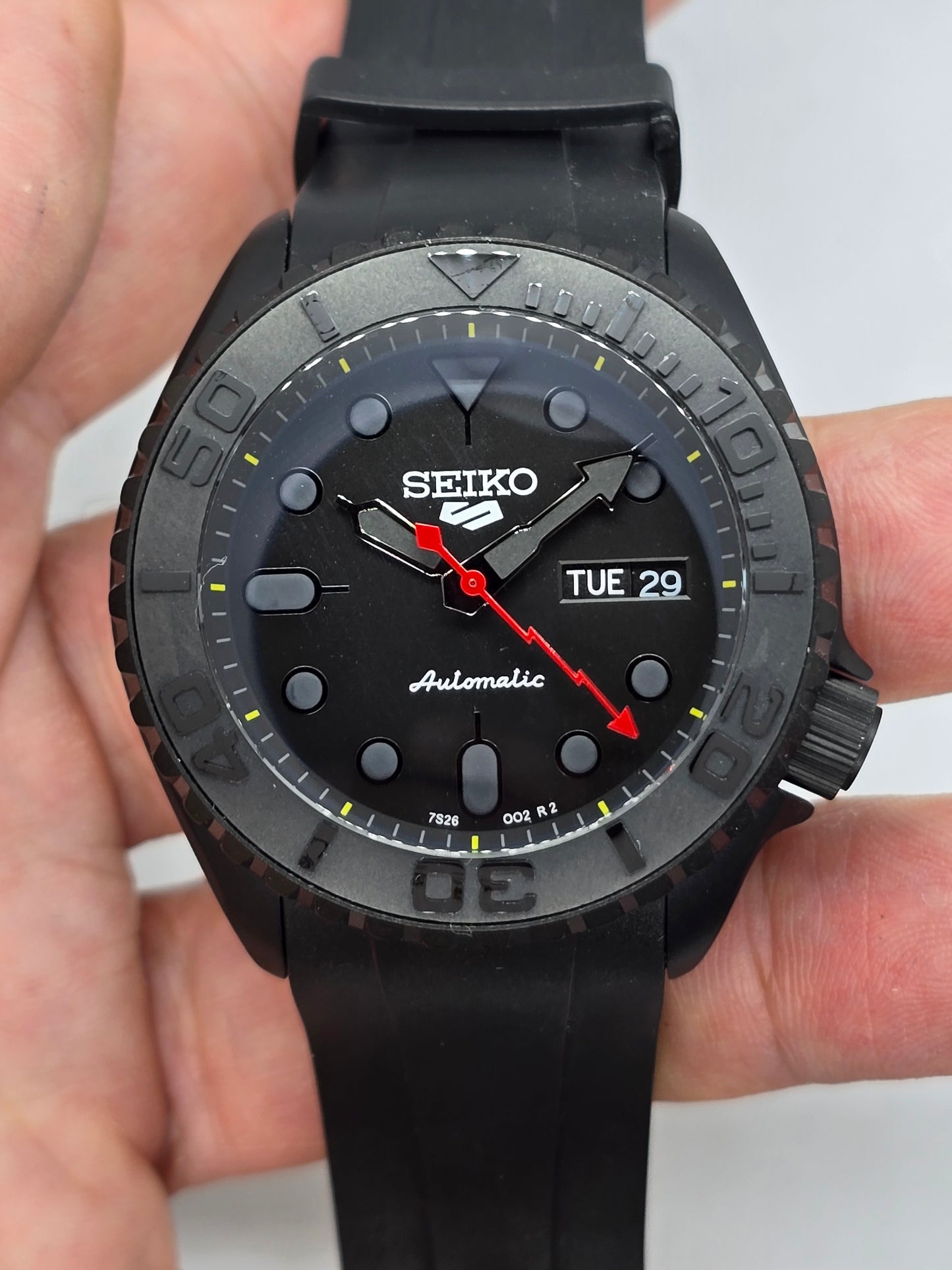 Seiko Mod Yachtmaster Nh36 automatico 42mm vetro zaffiro