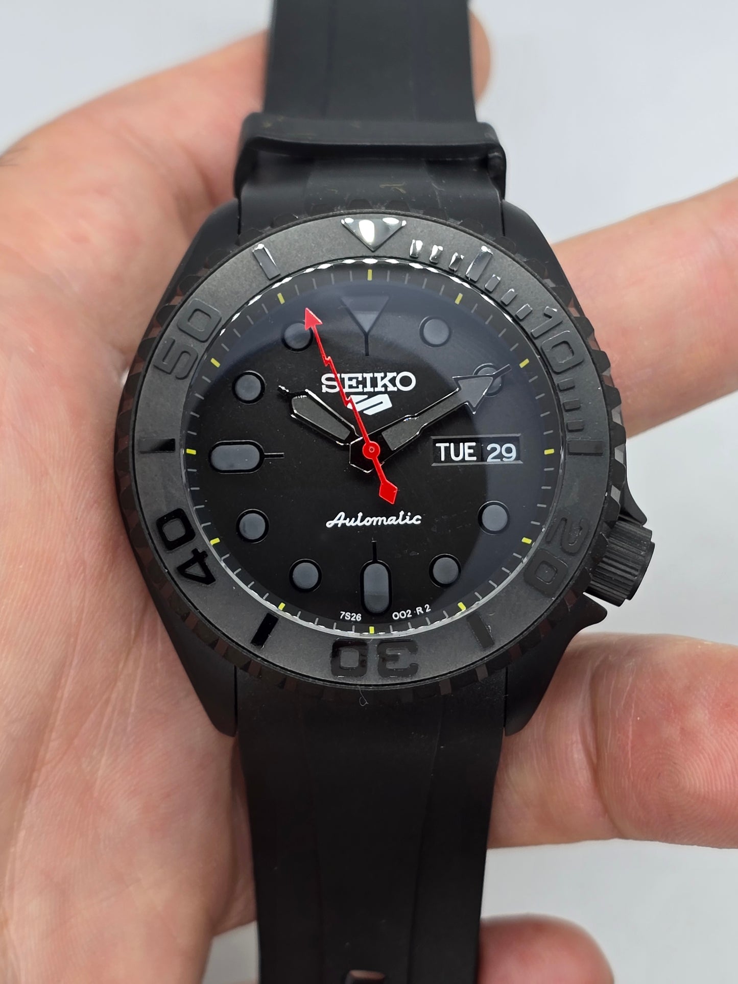 Seiko Mod Yachtmaster Nh36 automatico 42mm vetro zaffiro