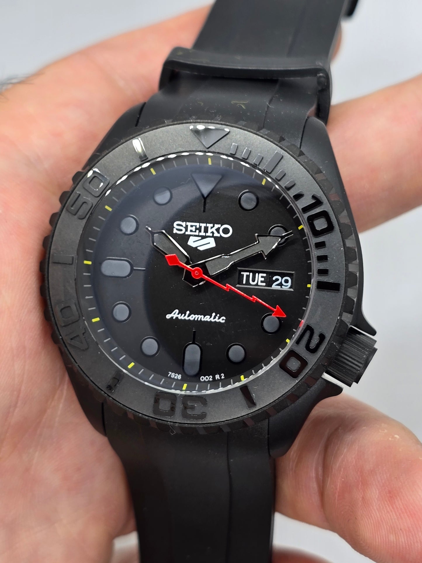 Seiko Mod Yachtmaster Nh36 automatico 42mm vetro zaffiro