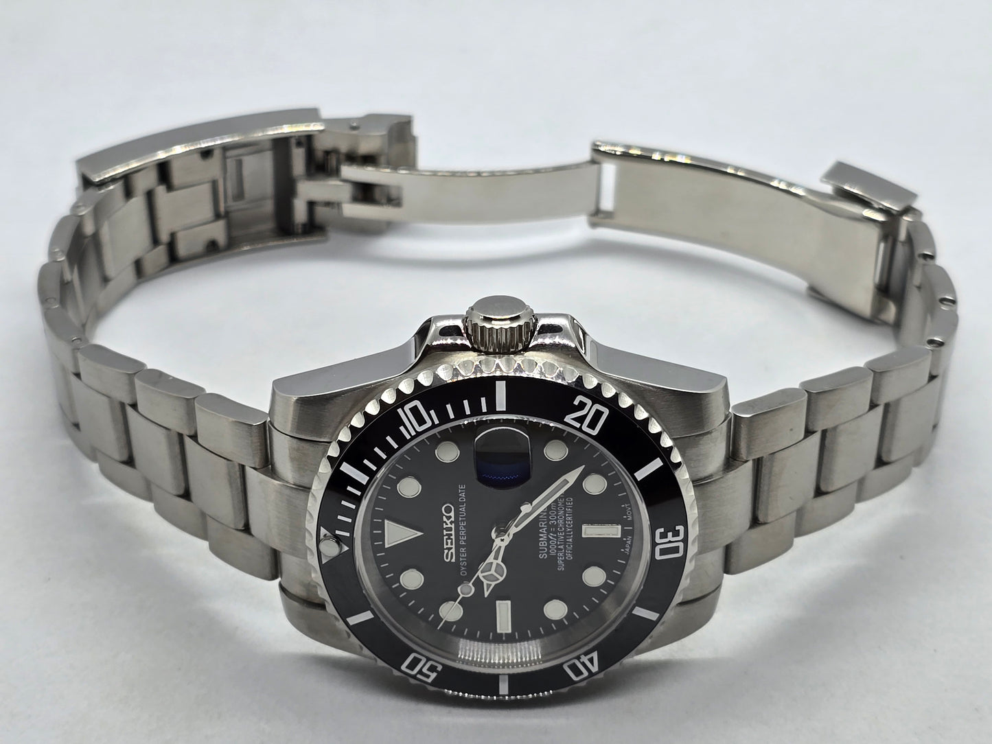 Orologio Mod Submariner Nero Nh35 automatico vetro zaffiro