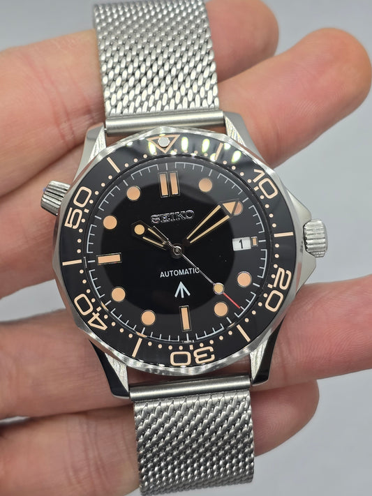 Orologio Mod Seamaster 007 Nh35 automatico 42 mm vetro zaffiro