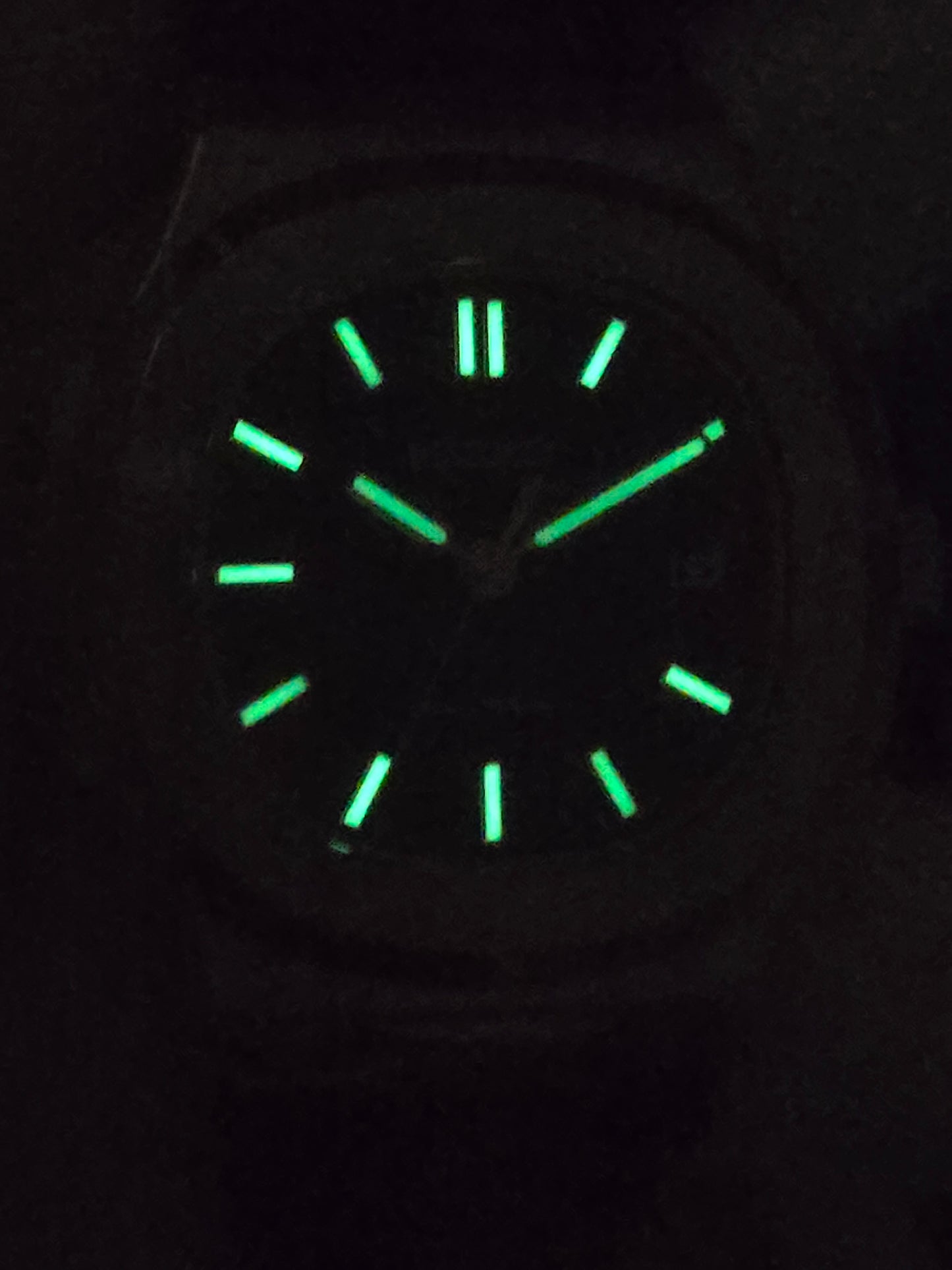 Seiko Mod Nautilus nero Nh35 automatico 40 mm vetro zaffiro con cinturino in gomma nero