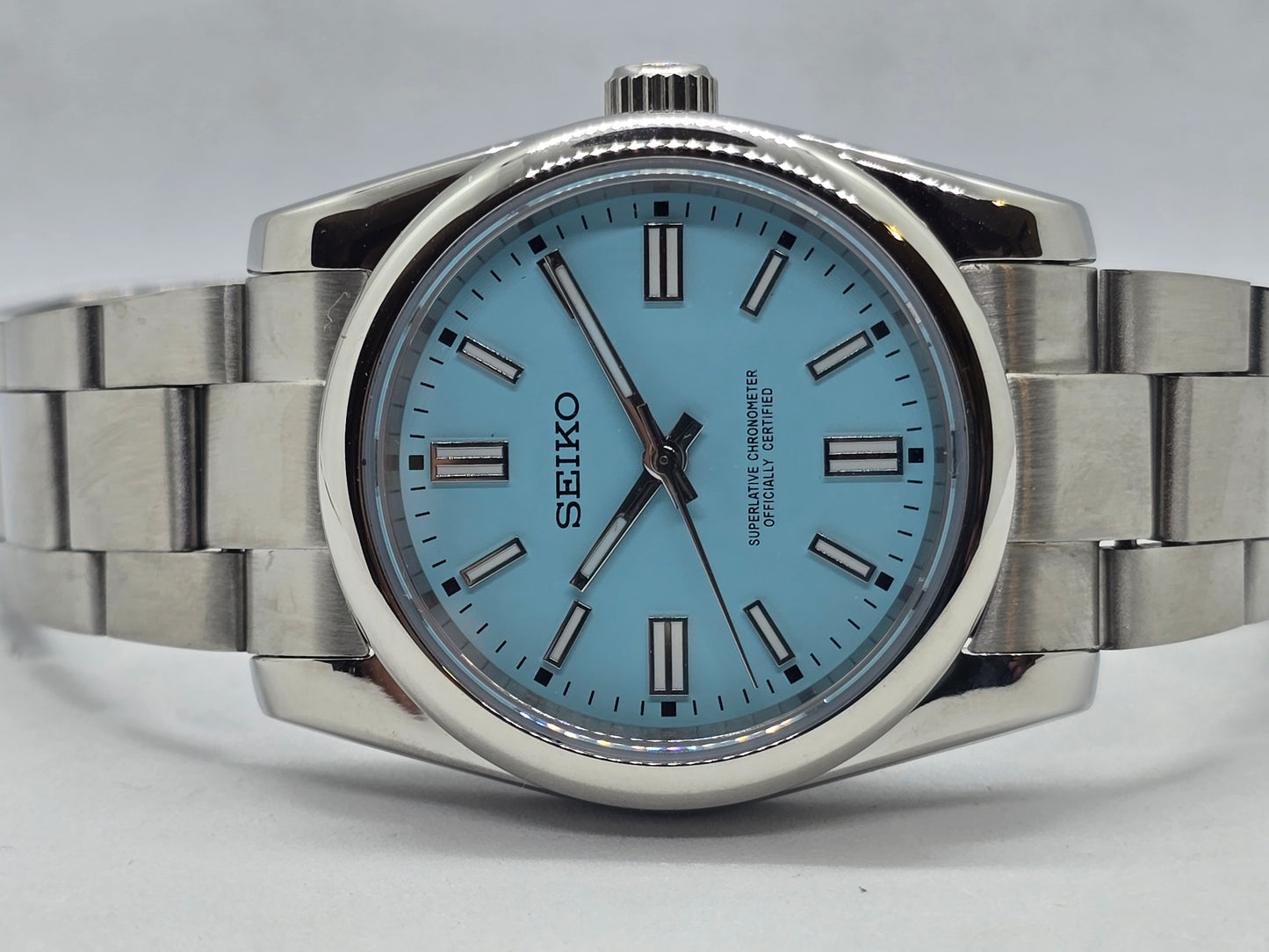 Seiko Mod Tiffany Nh35 Automatik Oyster Saphirglas Custom