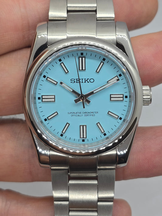 Seiko Mod Tiffany Nh35 Automatic Oyster Sapphire Crystal Custom