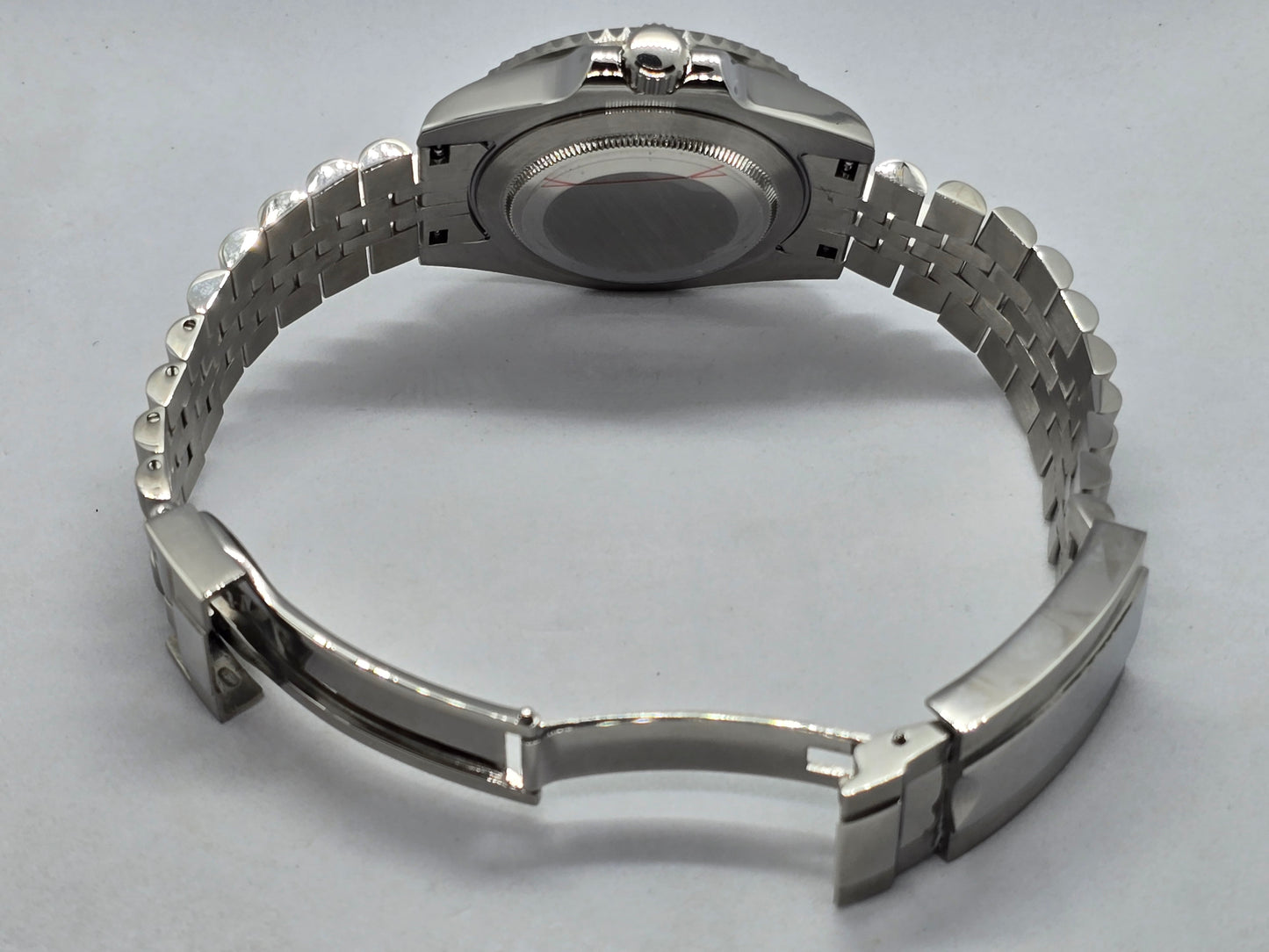 Seiko Mod Gmt Black Nh34 Automatico 40 mm lunetta ceramica Jubilee