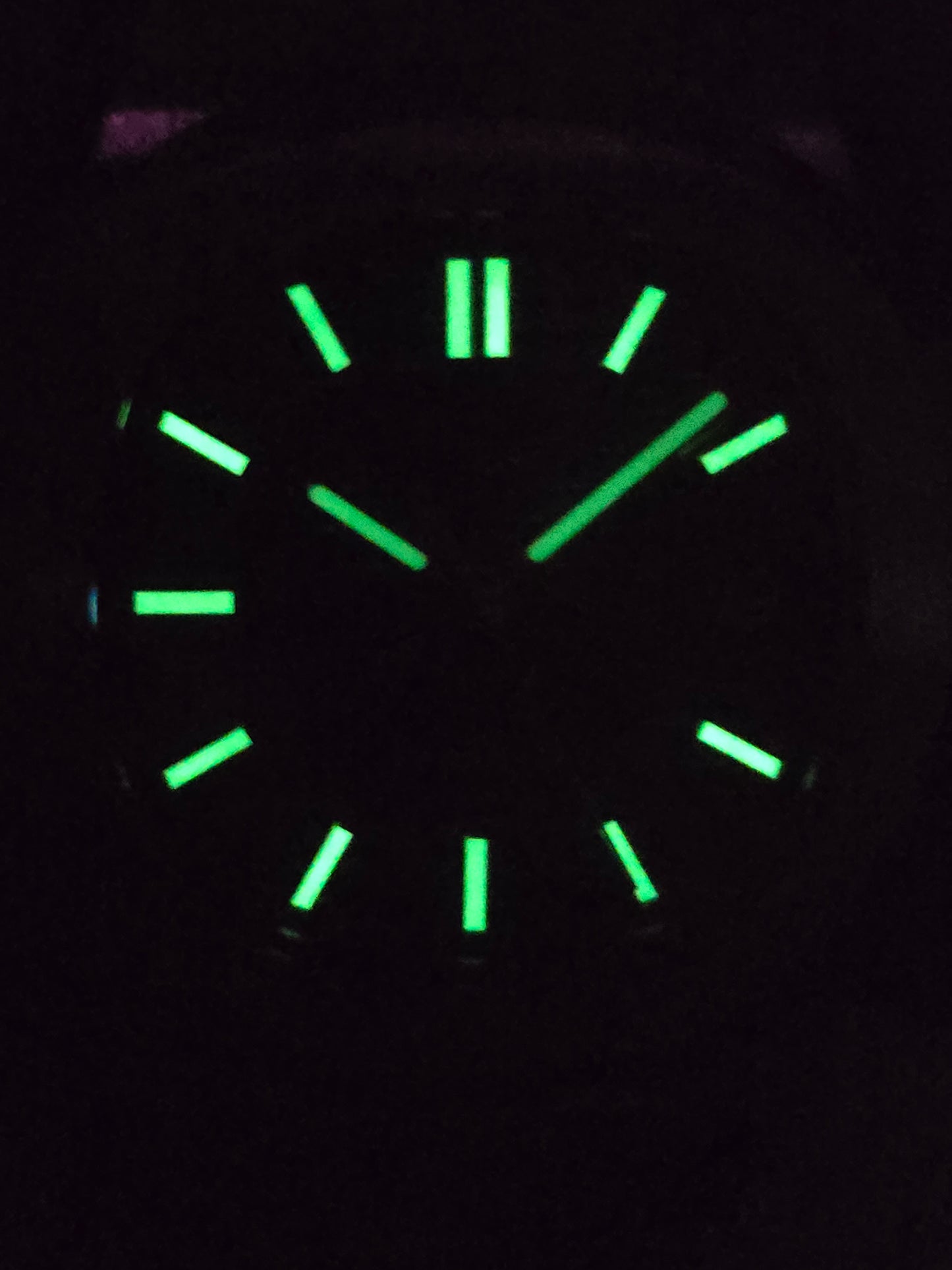 Seiko Mod Nautilus verde Nh35 automatico vetro zaffiro