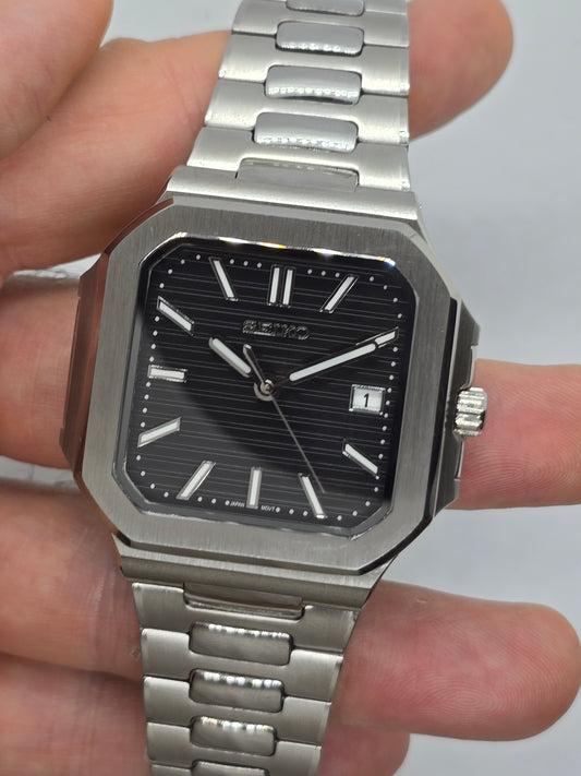 Seiko Mod Cubitus nero Nh35 automatico