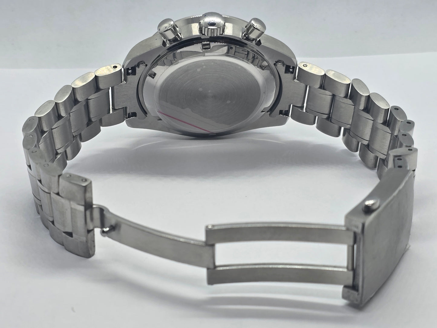 Seiko Mod Speedmaster Moonwatch cronografo Vk63 quarzo