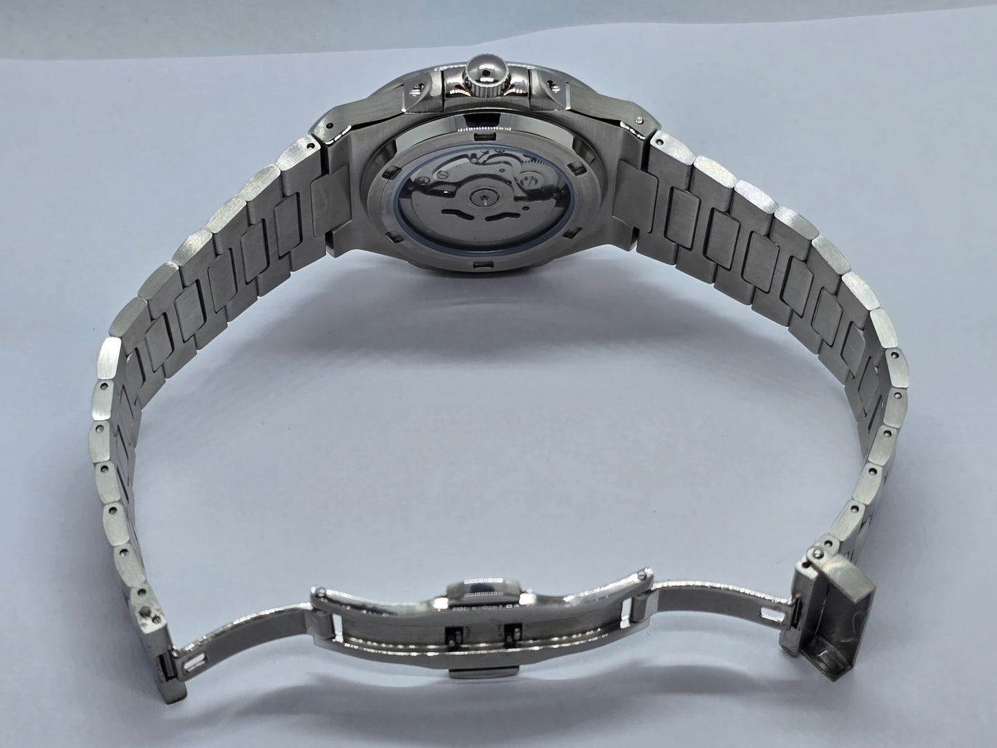 Seiko Mod Nautilus Tiffany Nh35 automatico 40mm vetro zaffiro