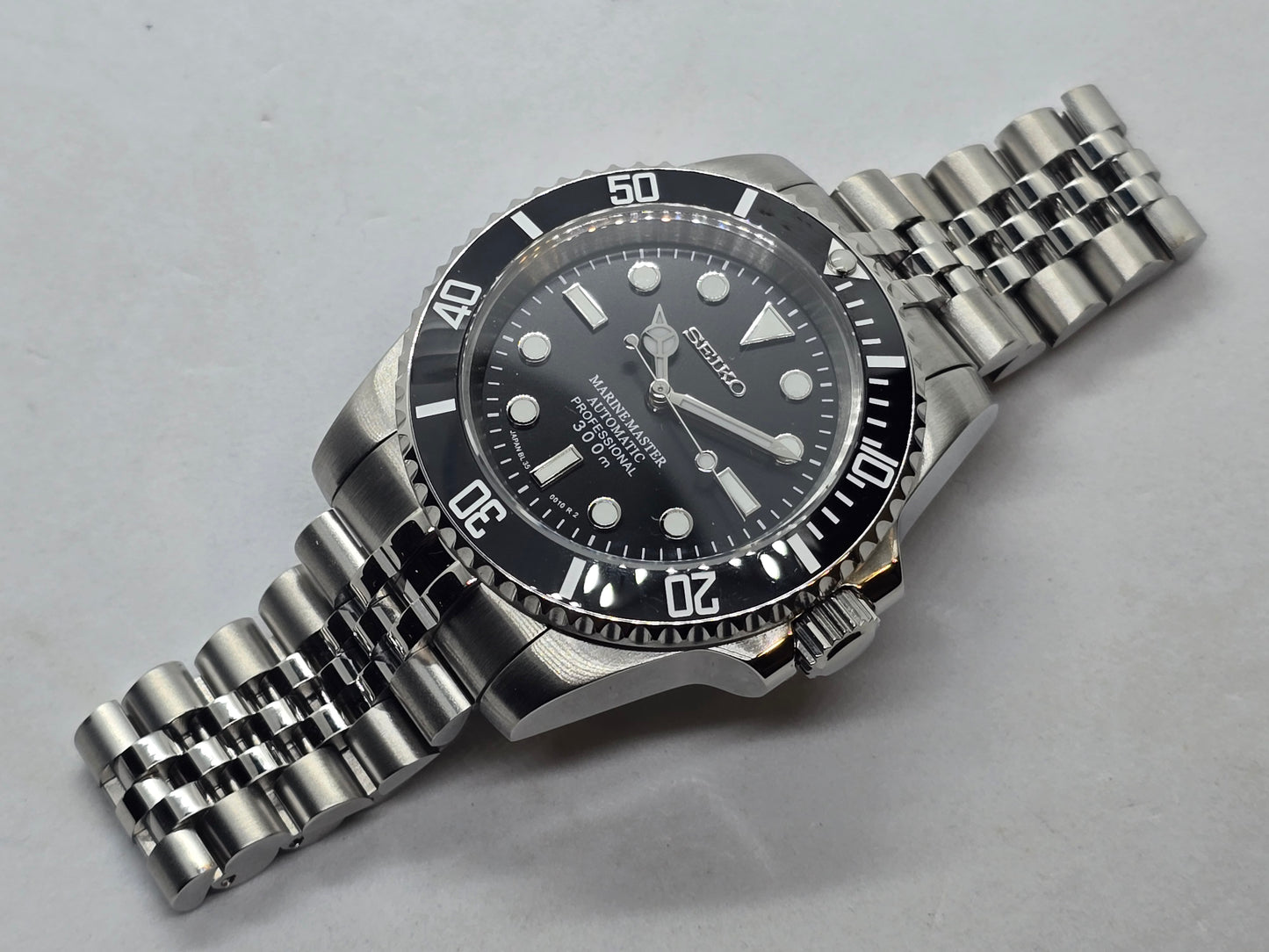 Seiko Mod Submariner no data Nh35 automatico Jubilee