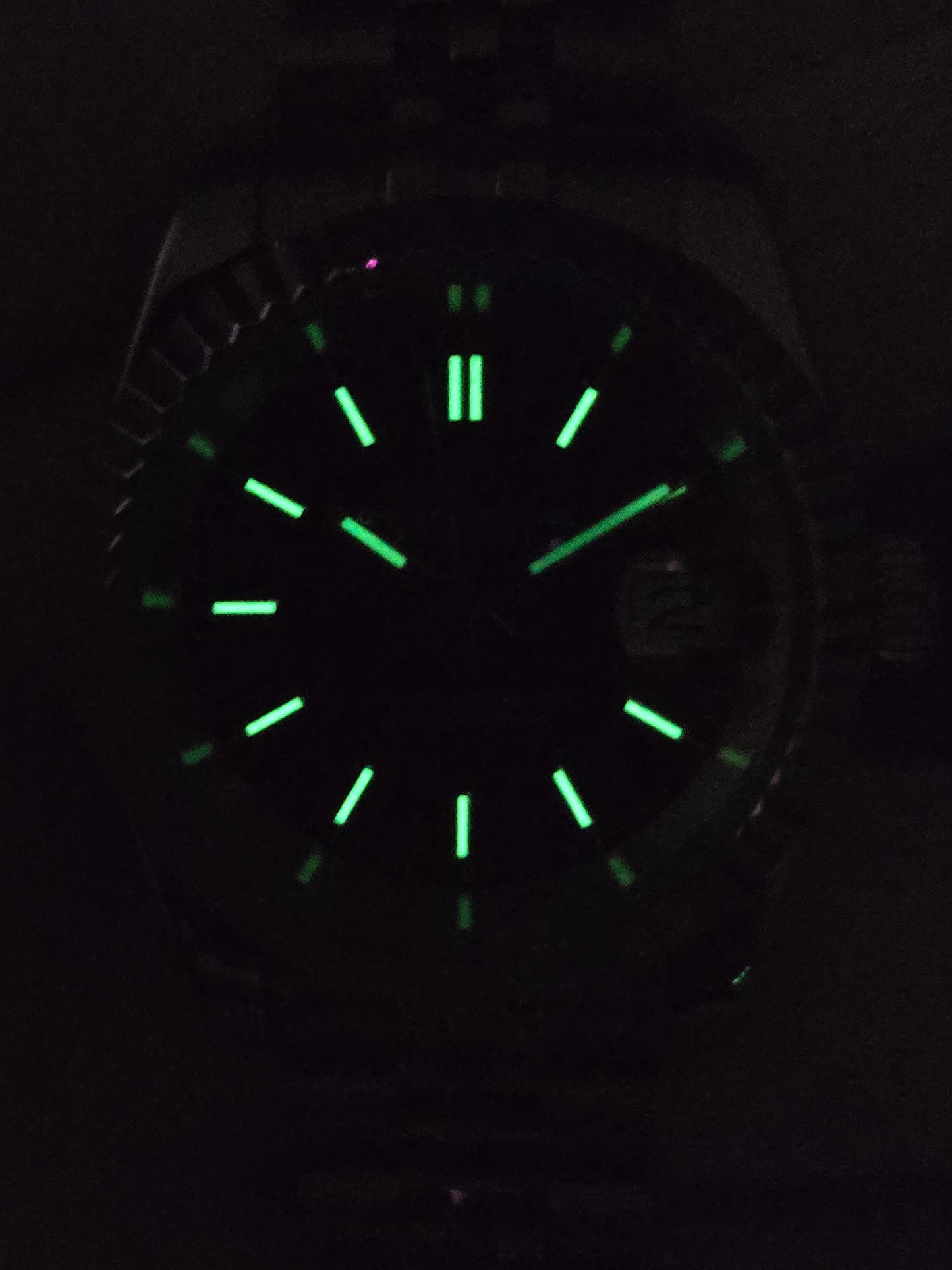 Seiko Mod Datejust nero Nh35 automatico 39mm vetro zaffiro