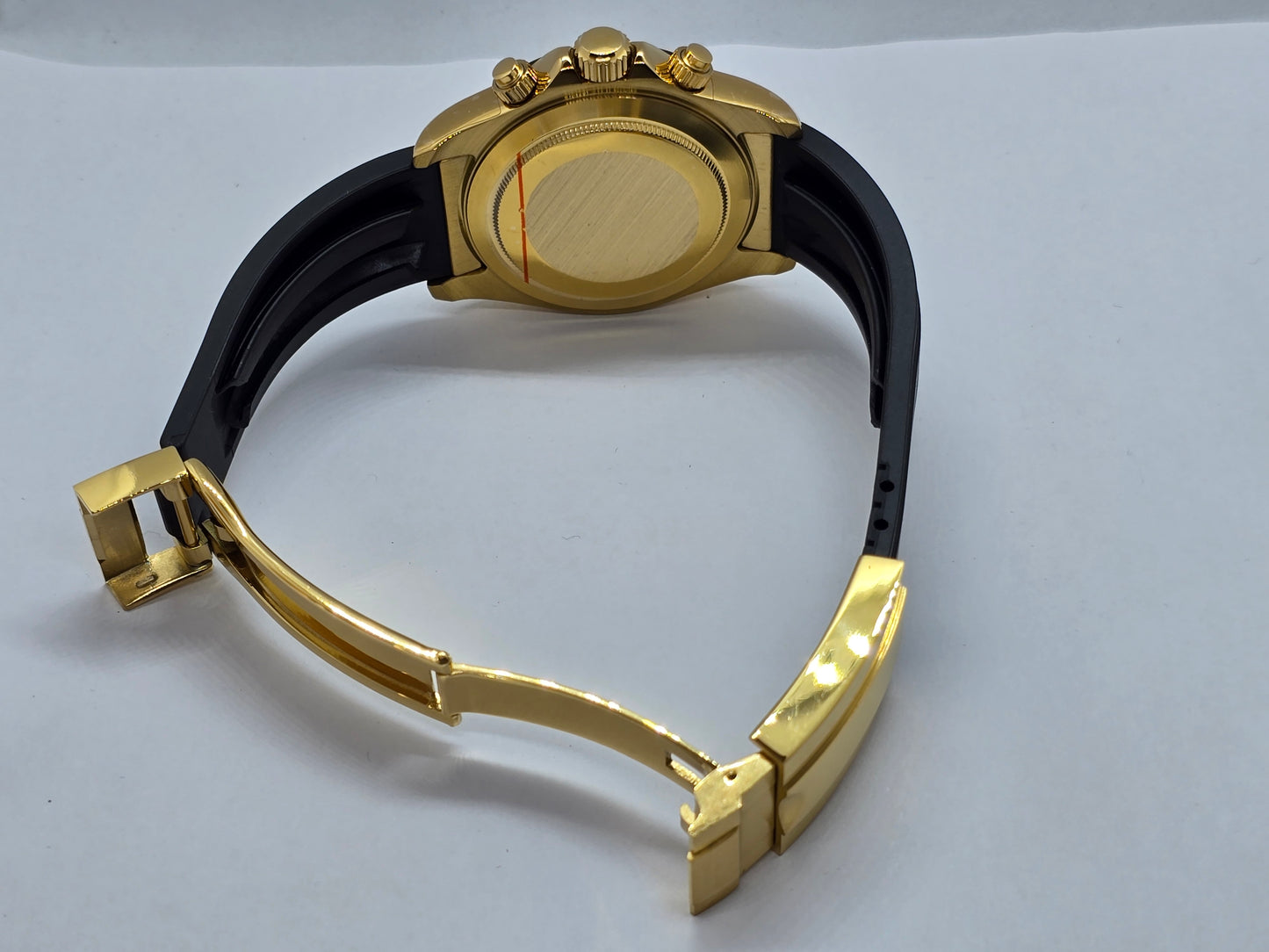 Seiko Mod Daytona cronografo oro giallo Vk63 quarzo