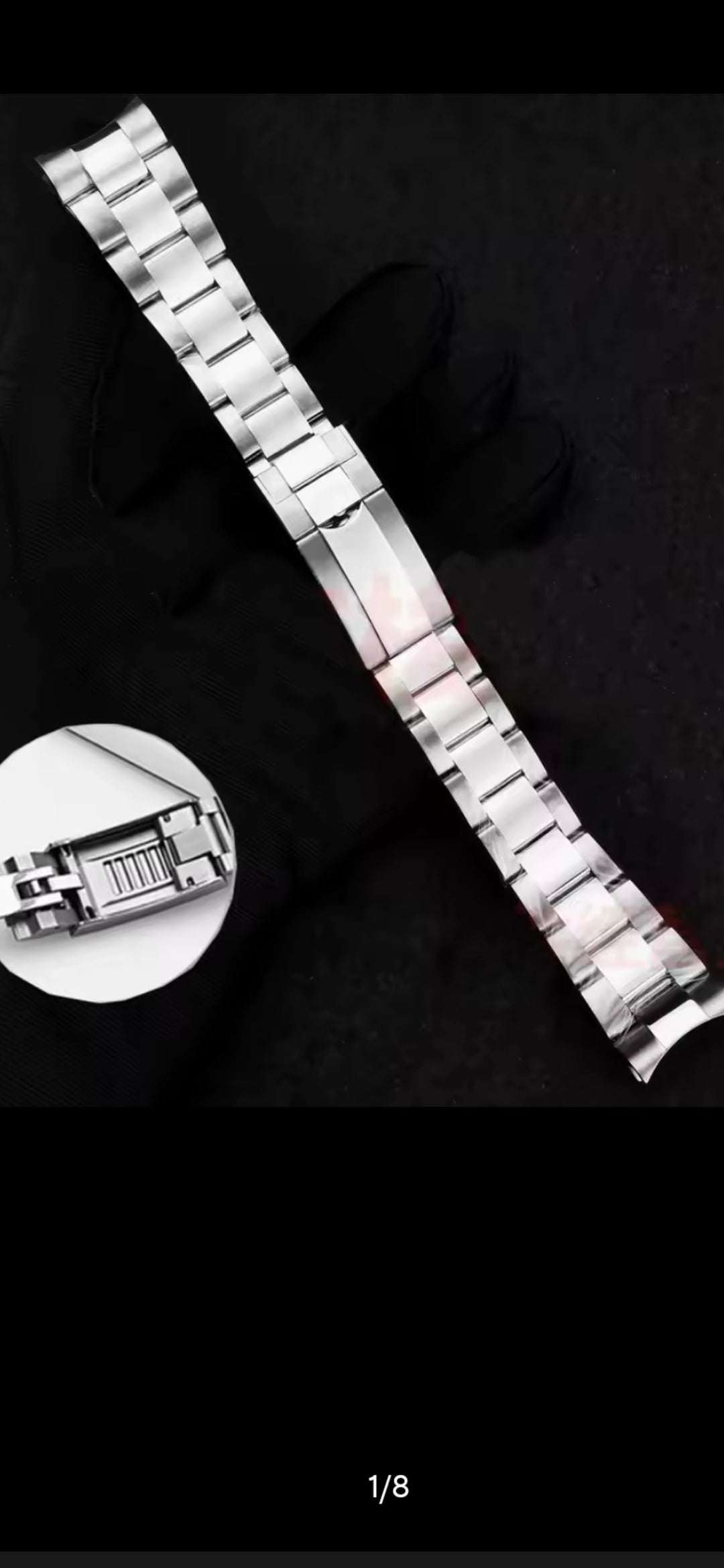 Cinturino Oyster in acciaio per orologio Seiko Mod Daytona