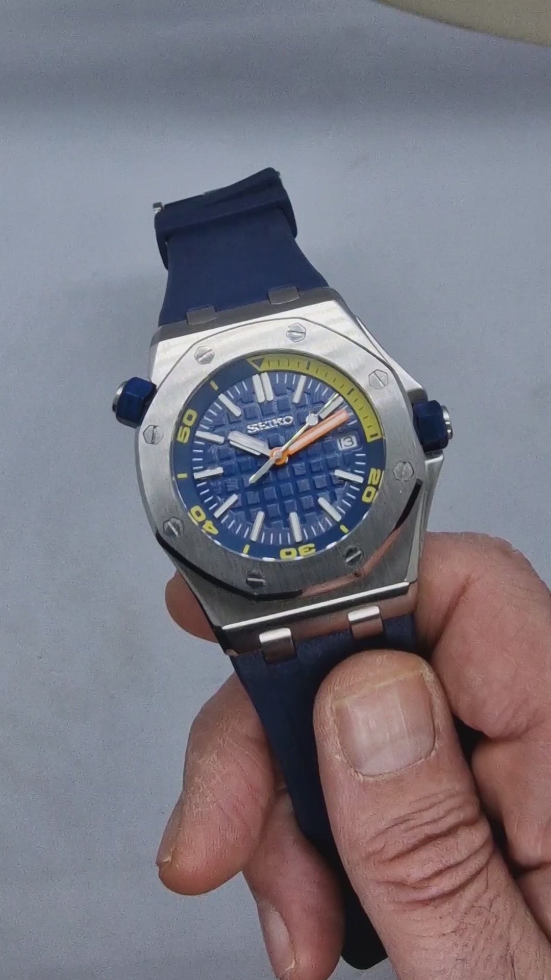 Seiko Mod Seikoak Offshore Nh35 Automatic 42mm Custom Sapphire Glass –  Dwatchmod