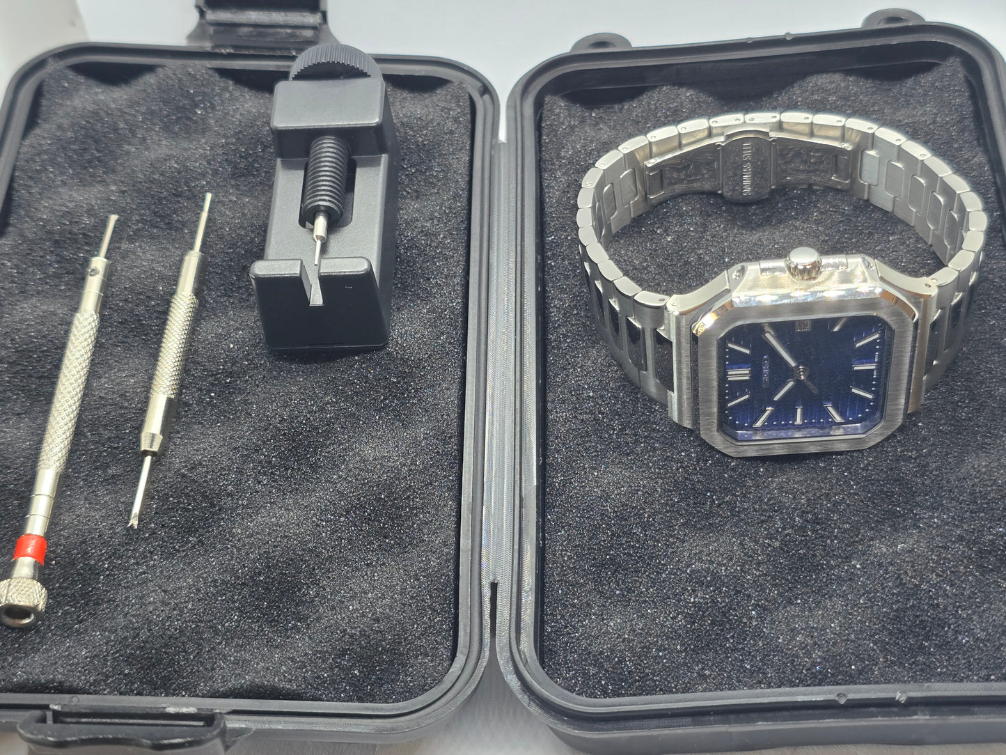 Seiko Mod Cubitus blu Nh35 automatico