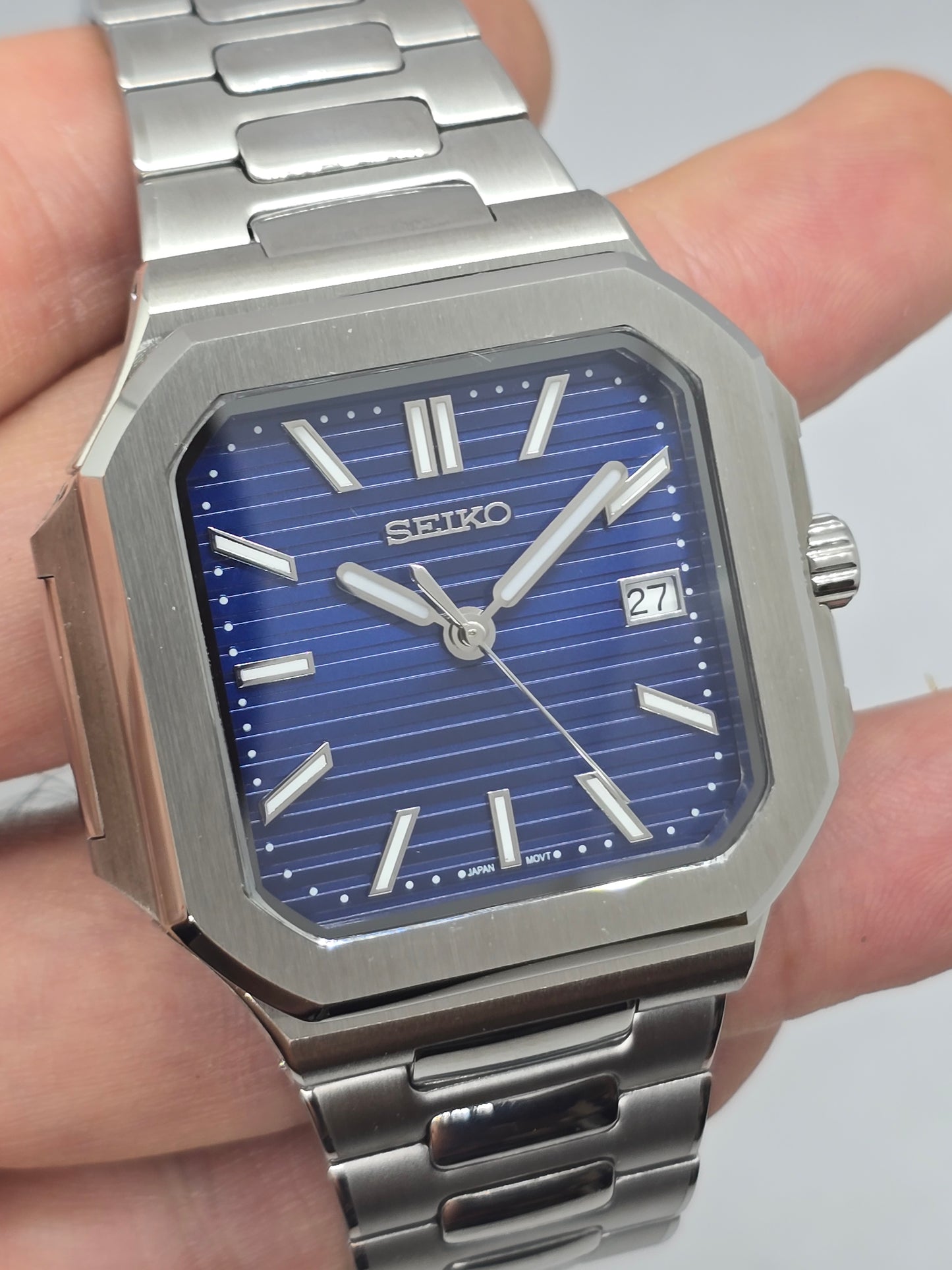 Seiko Mod Cubitus blu Nh35 automatico