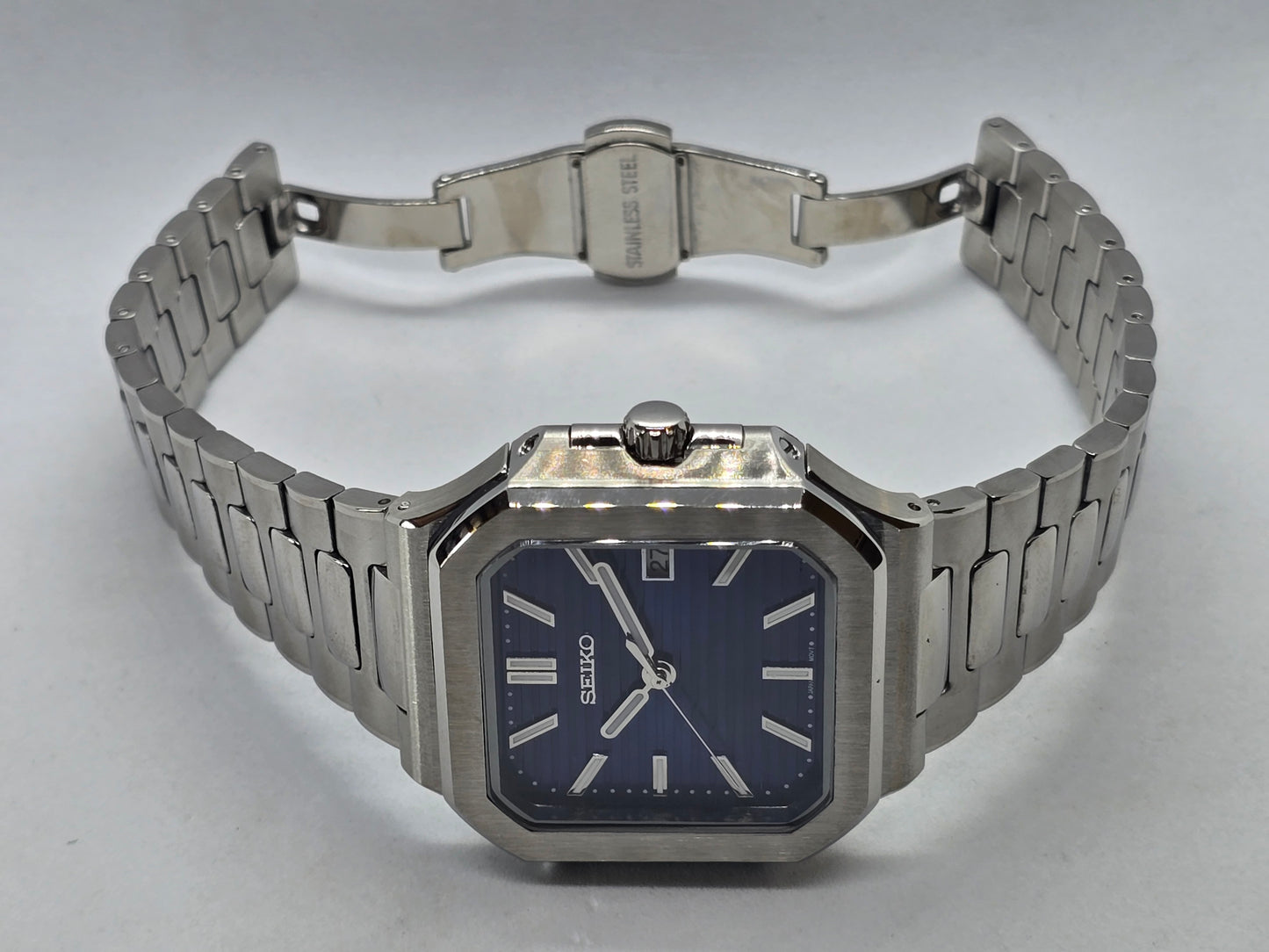 Seiko Mod Cubitus blu Nh35 automatico