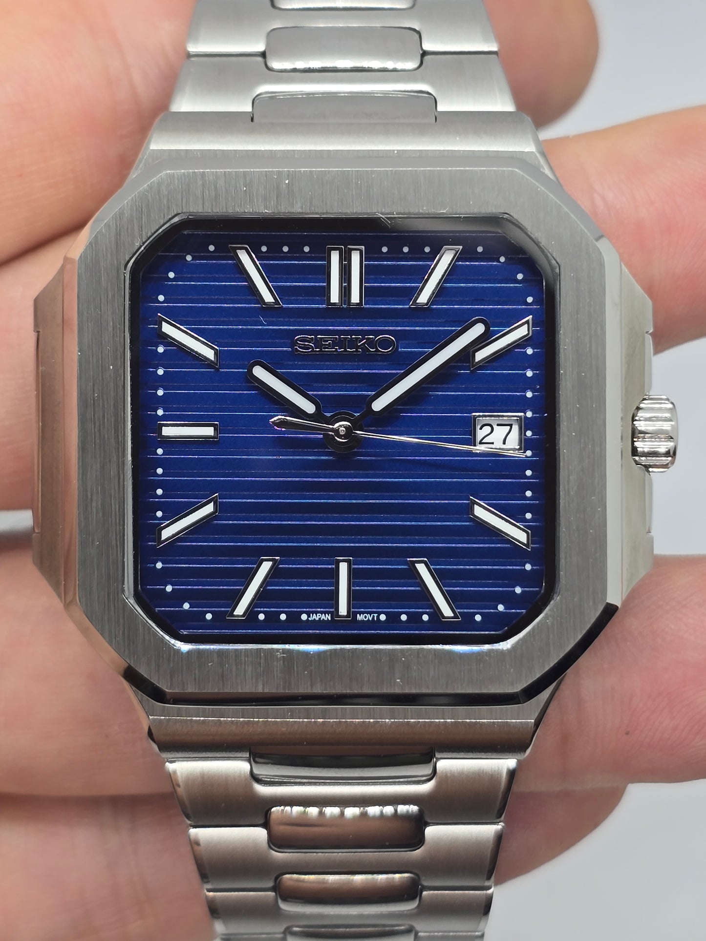 Seiko Mod Cubitus blu Nh35 automatico